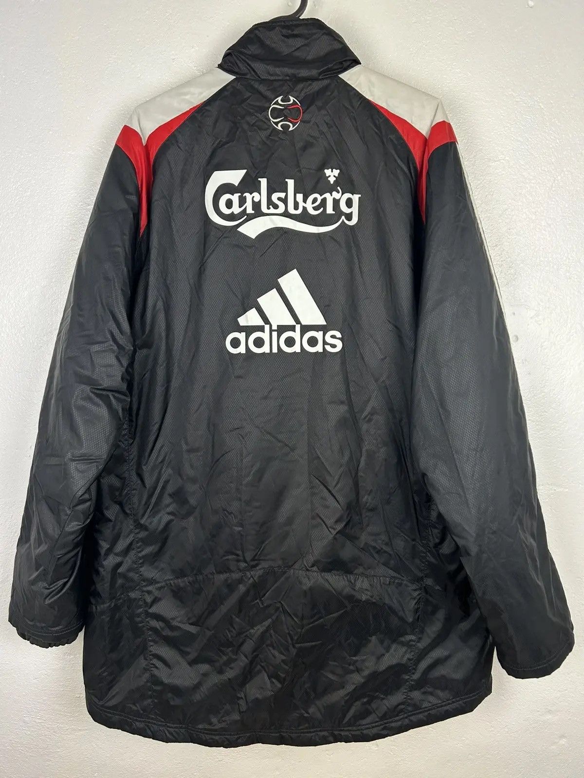Vintage 00s Vintage Adidas Liverpool FC Parka Training Jacket Size US XL / EU 56 / 4 - 9 Thumbnail
