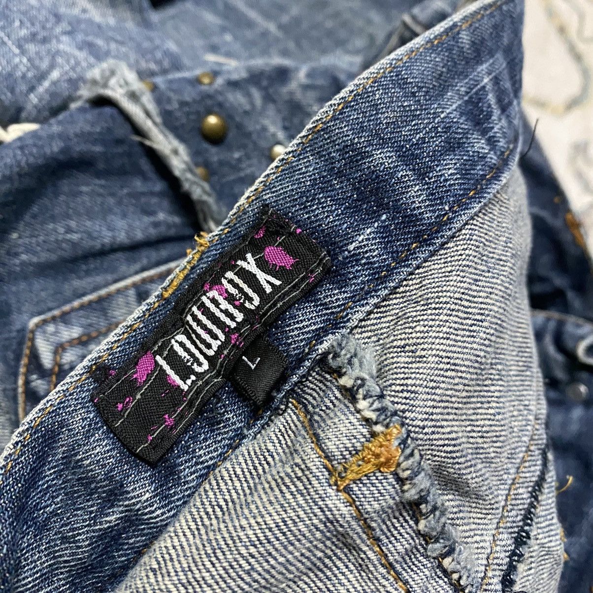 LOWBOX LOWBOX Denim Low Rise Flare Jeans Studded Size US 31 - 21 Thumbnail