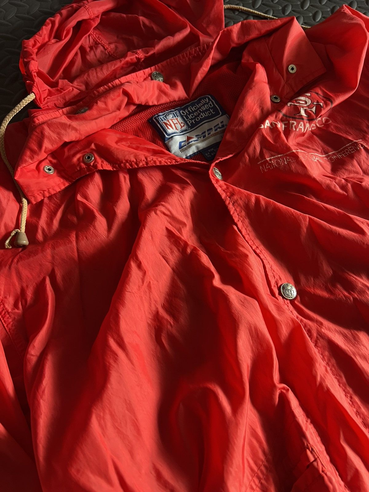 NFL × Vintage NFL 49ers Vintage Light Jacket Size US XL / EU 56 / 4 - 2 Thumbnail