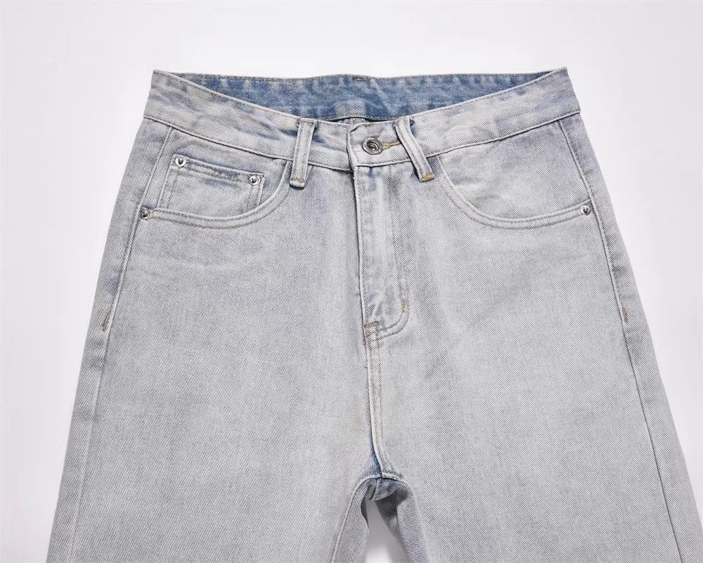 Japanese Brand × Jean Skull embroidered straight loose washed jeans Size US 32 / EU 48 - 4 Thumbnail