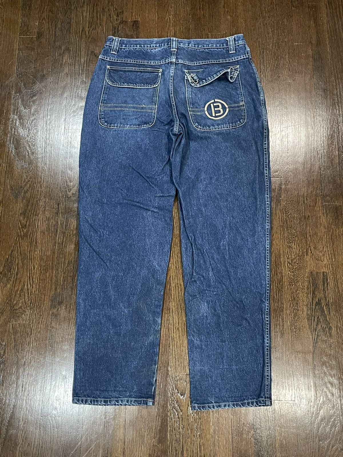 Other Embroidered 90s Bear Denim Jeans Size US 38 / EU 54 - 2 Thumbnail