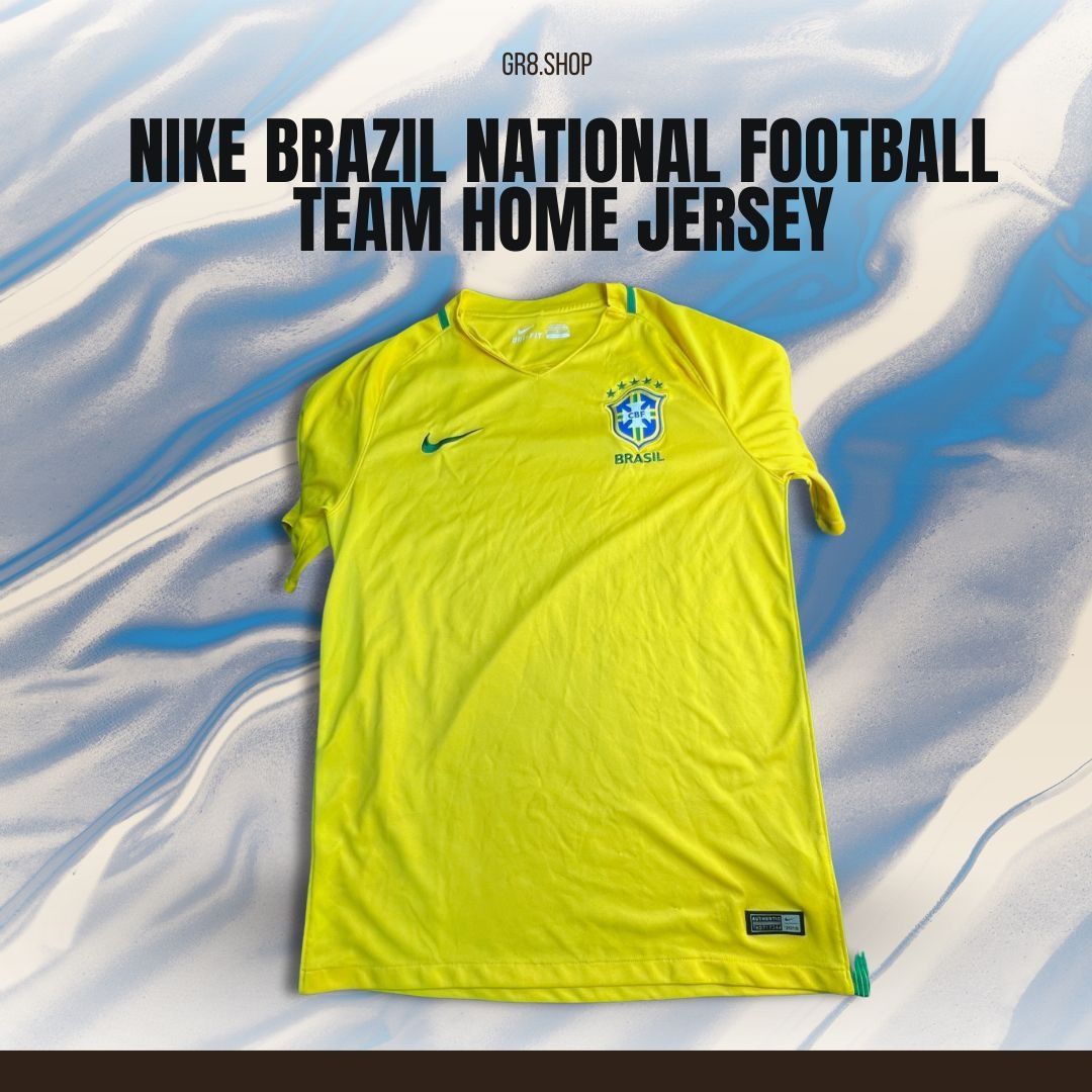 Nike Nike Brazil National Football Team Home Jersey 2016 Authenti Size US M / EU 48-50 / 2 - 1 Thumbnail