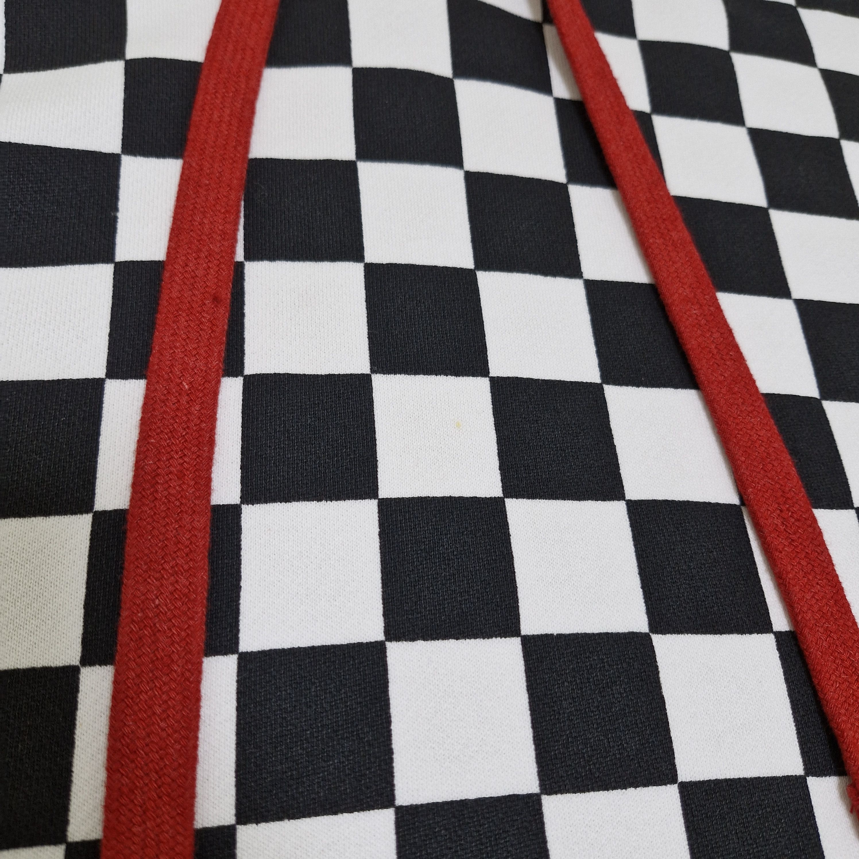 Amiri AMIRI Checkerboard Hoodie w/ Star Patches Size US XS / EU 42 / 0 - 5 Thumbnail