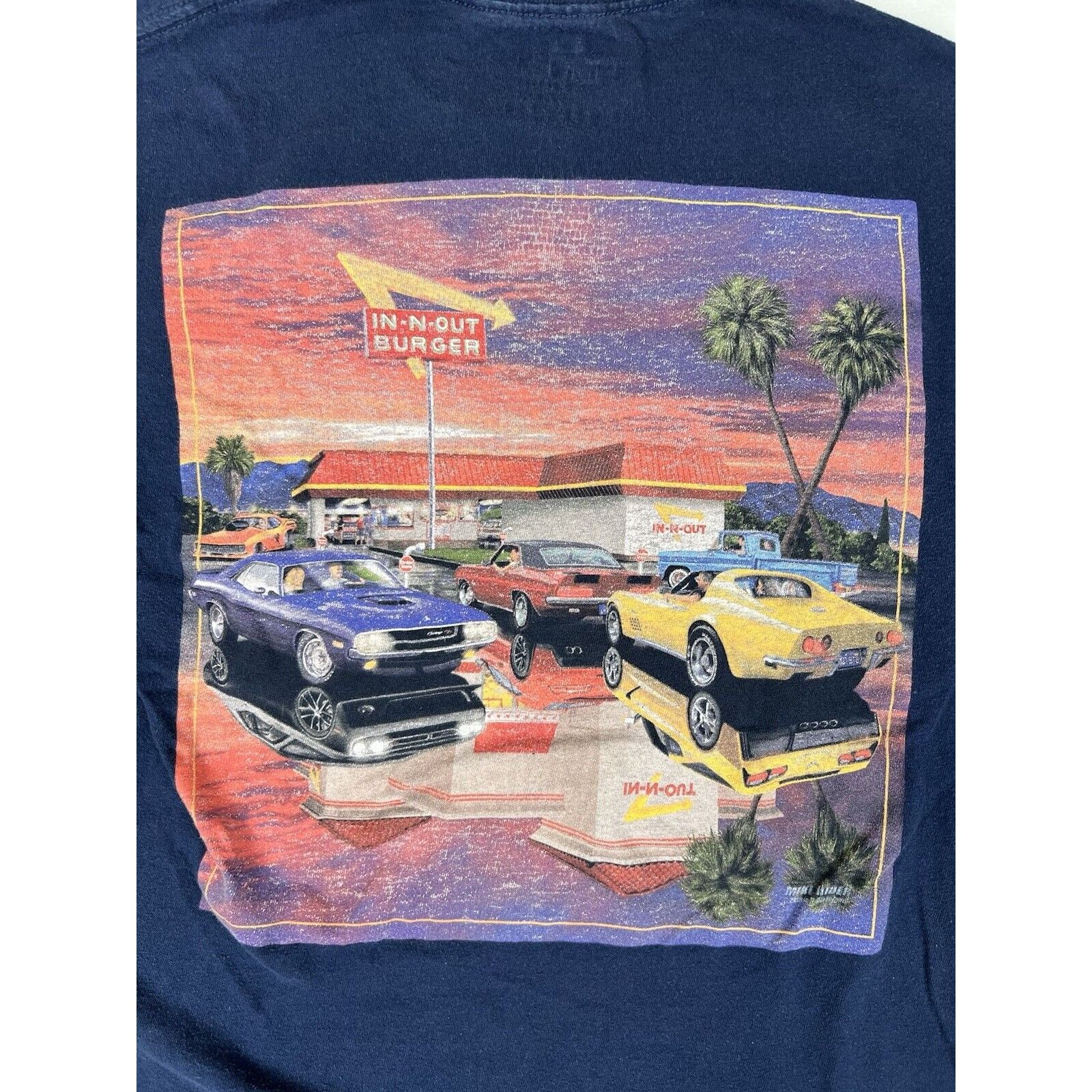 Vintage Vintage In N Out Burger T-Shirt Size Small Hot Rod Muscle Ca Size US S / EU 44-46 / 1 - 7 Thumbnail