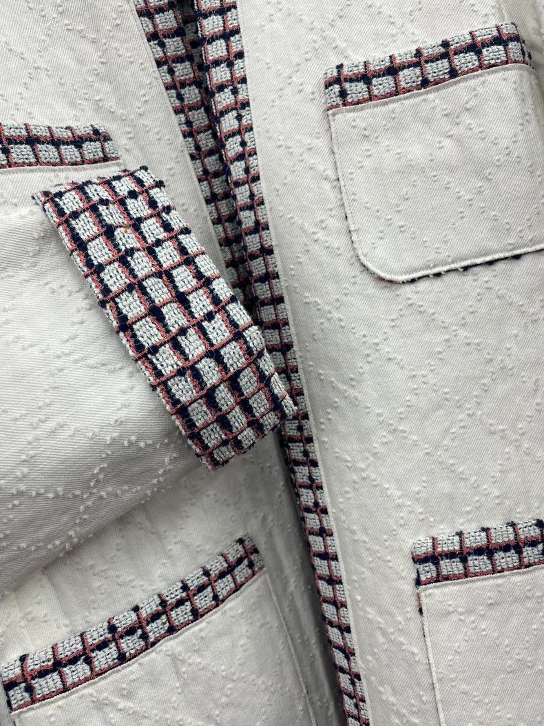 Chanel Chanel Colorful rolled-edged white four-pocket tannin deni Size XXS / US 00 / IT 34 - 2 Thumbnail