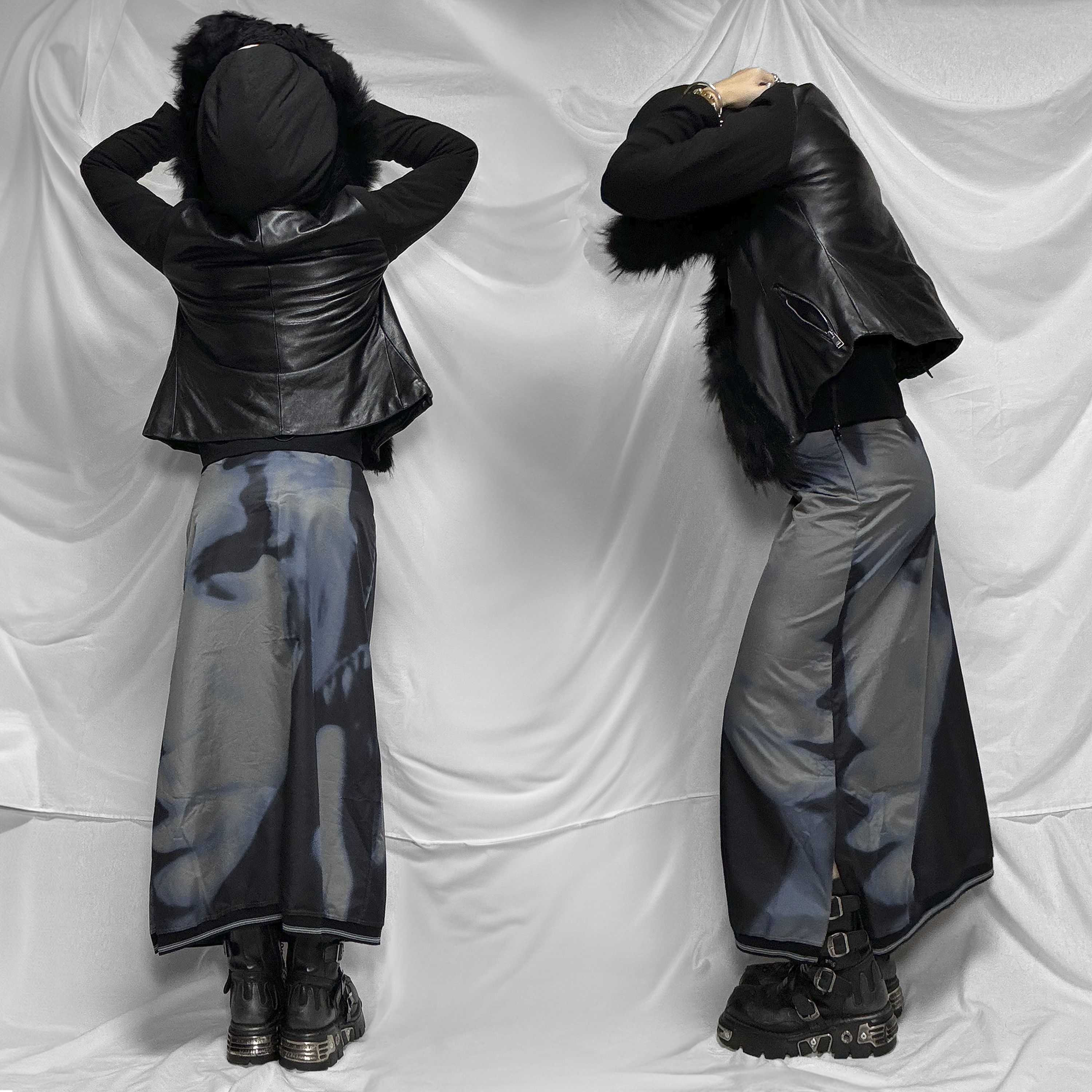 Cop Copine Cop Copine Black Fur Coat (S) Size S / US 4 / IT 40 - 3 Thumbnail