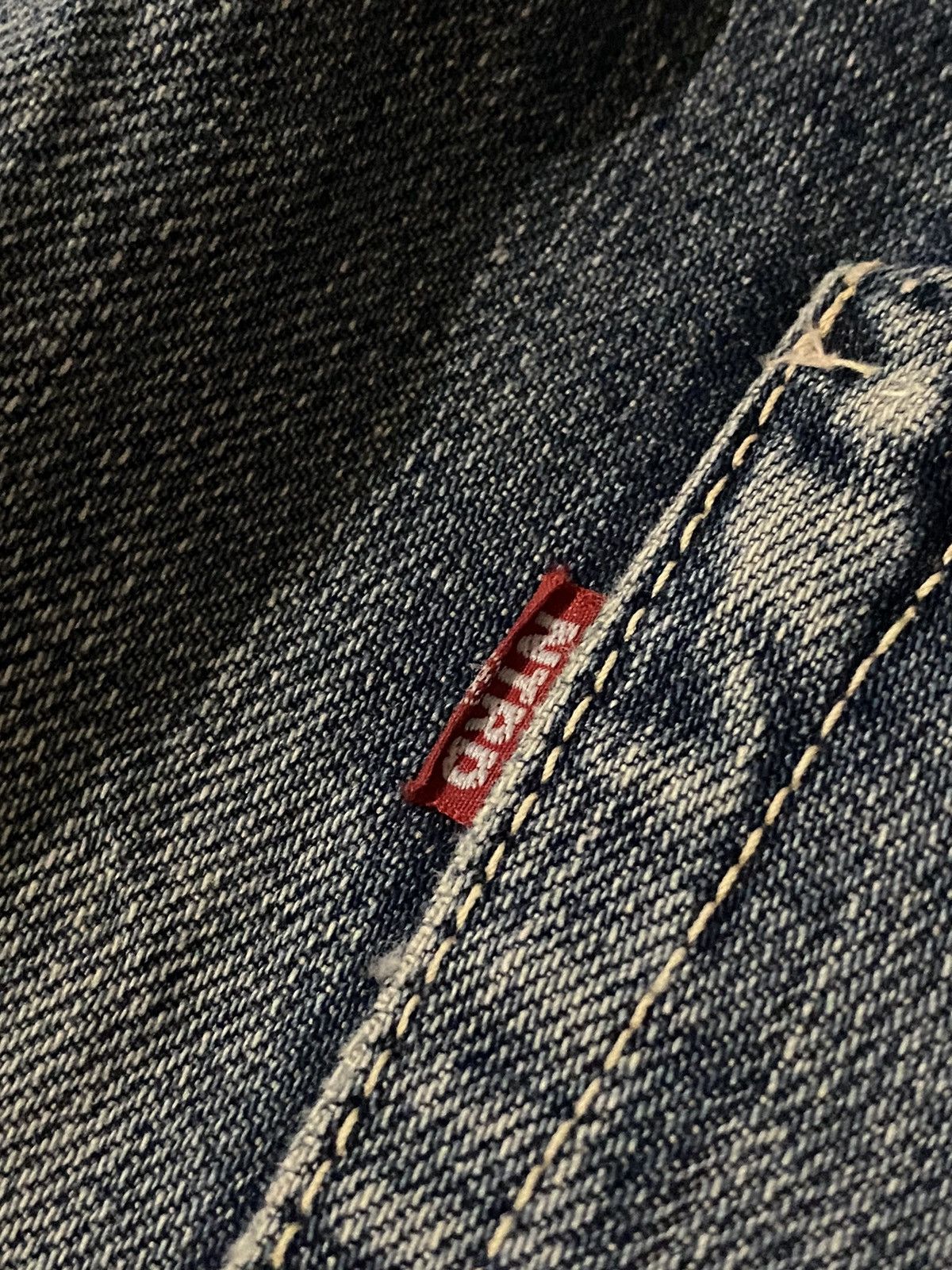Japanese Brand Vintage Japan Nitraid Sand Blasted Wash Flare Jeans Denim Size US 35 - 21 Thumbnail