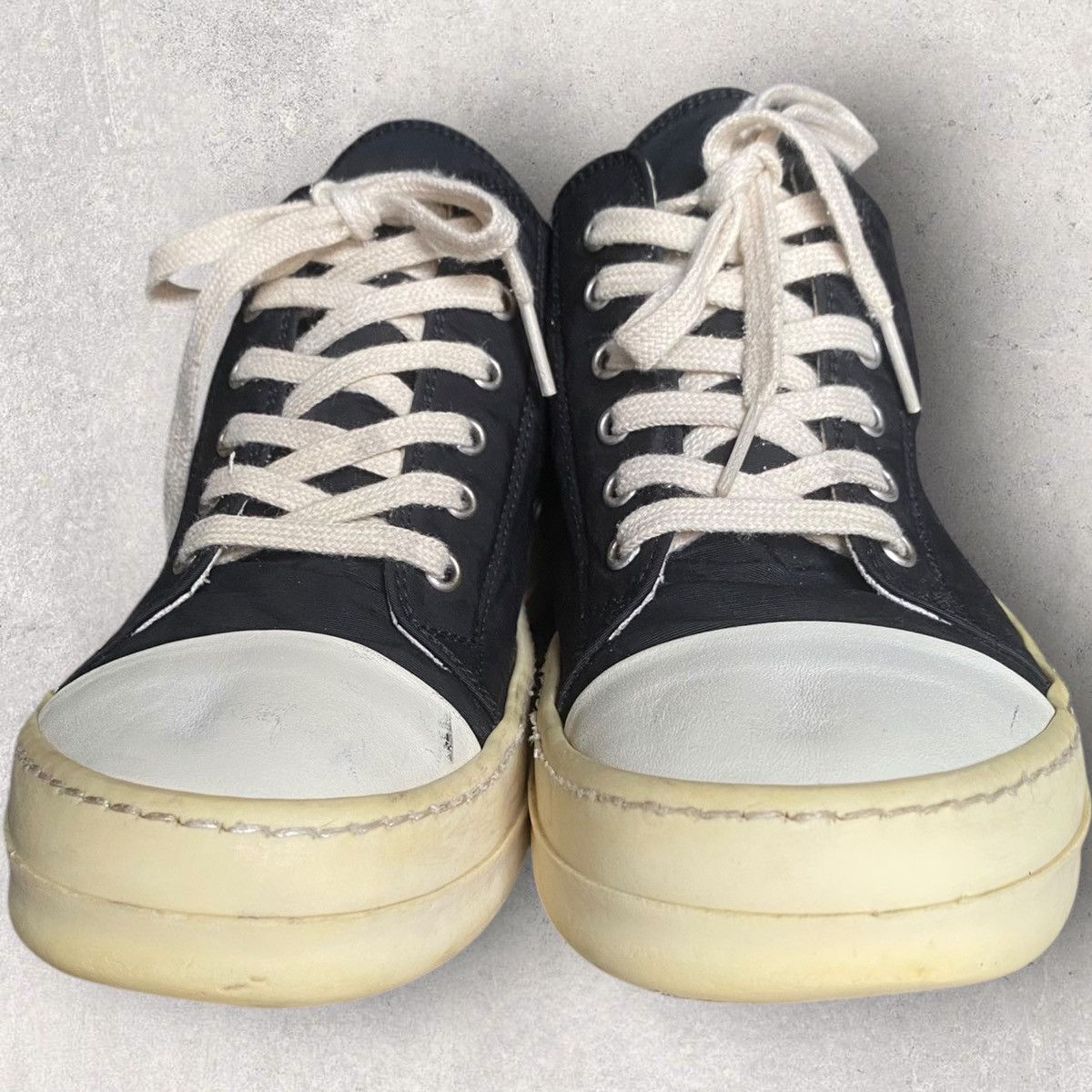 Rick Owens Canvas Ramones Low Top Size US 9 / IT 39 - 3 Thumbnail