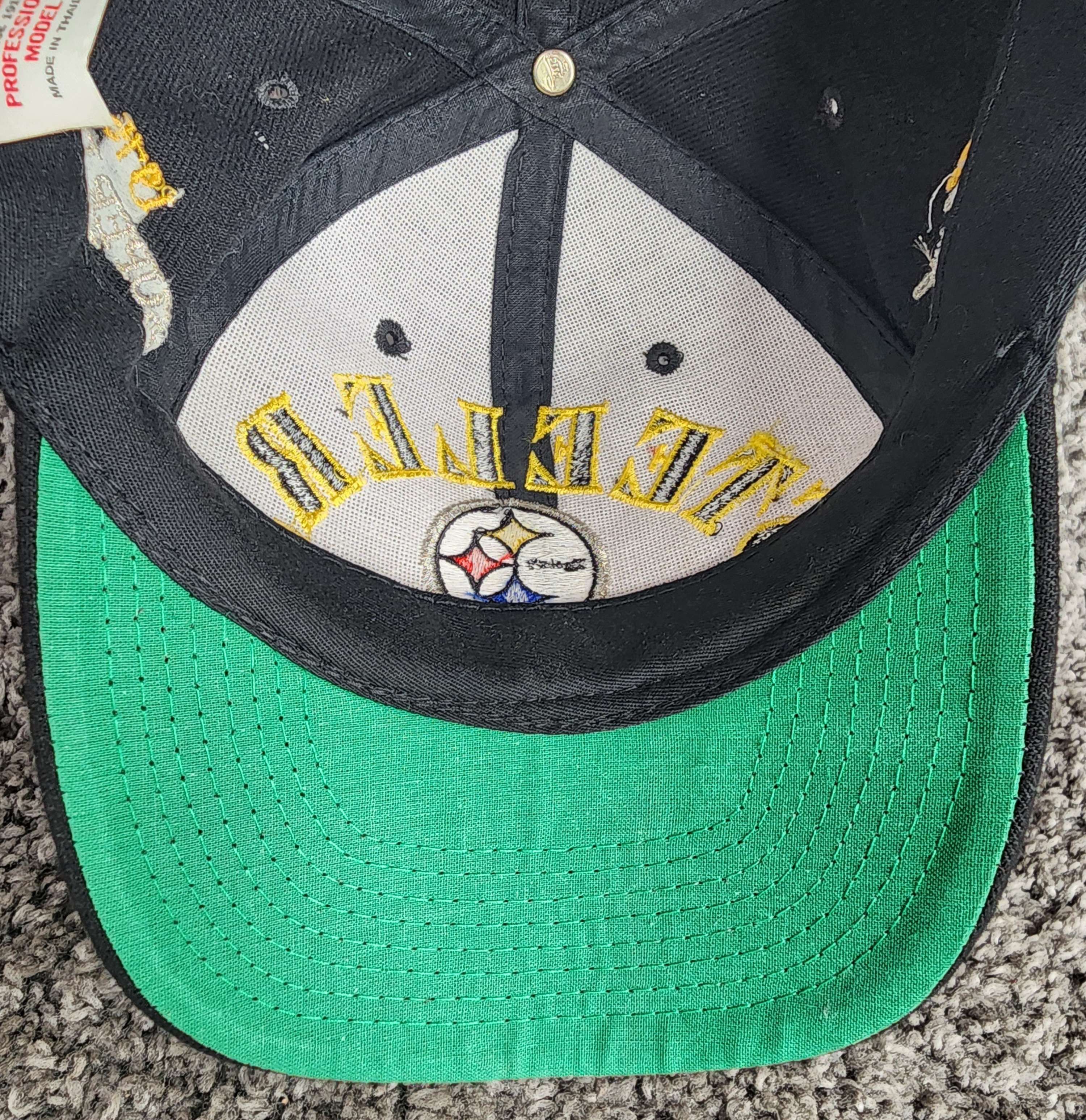 NFL Vtg Pittsburg Steelers hat Superbowl champions 1975/76/79/80 Size ONE SIZE - 7 Thumbnail