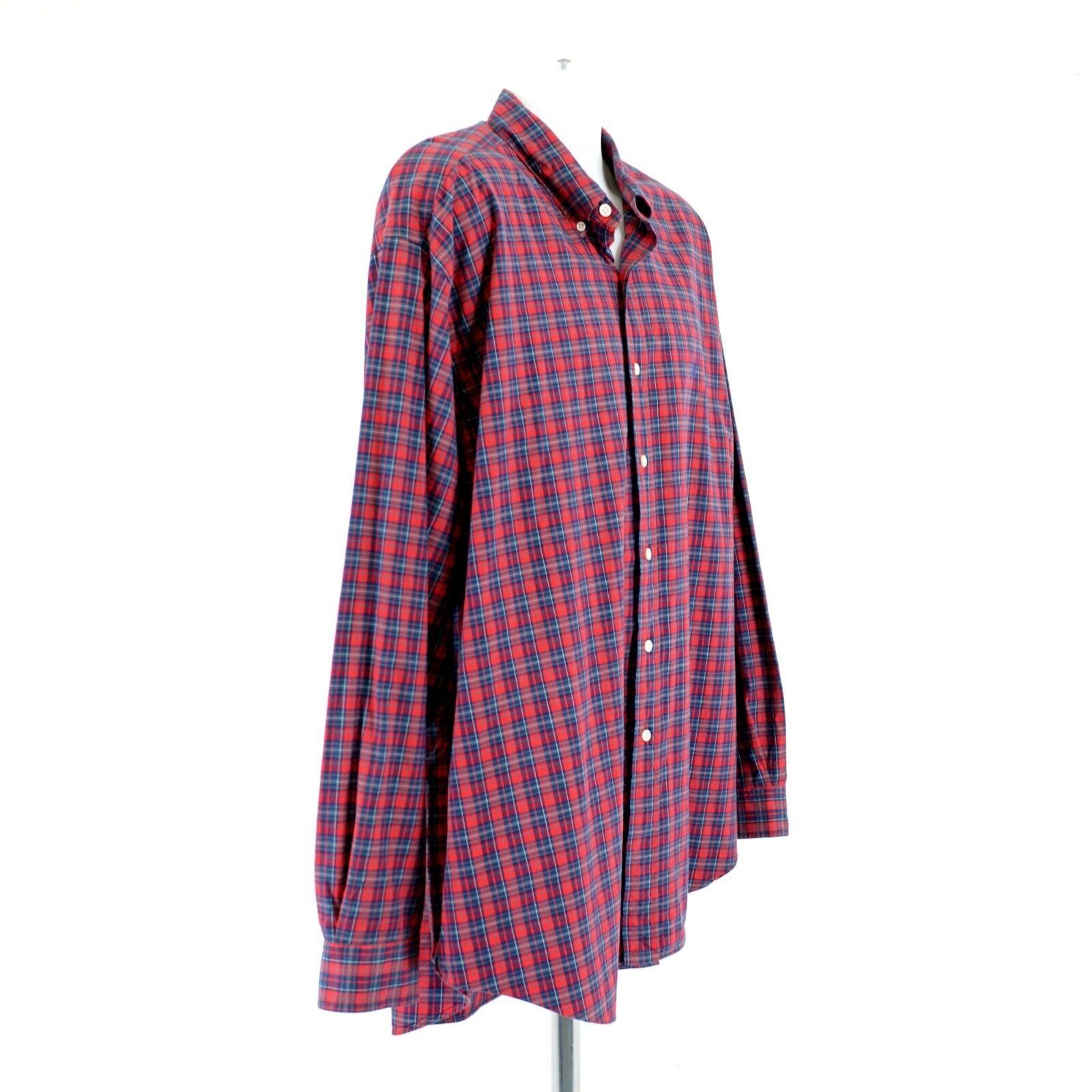 Ralph Lauren Ralph Lauren Blake 2XL Black Two Ply Cotton Plaid Red Green Size US XXL / EU 58 / 5 - 8 Thumbnail