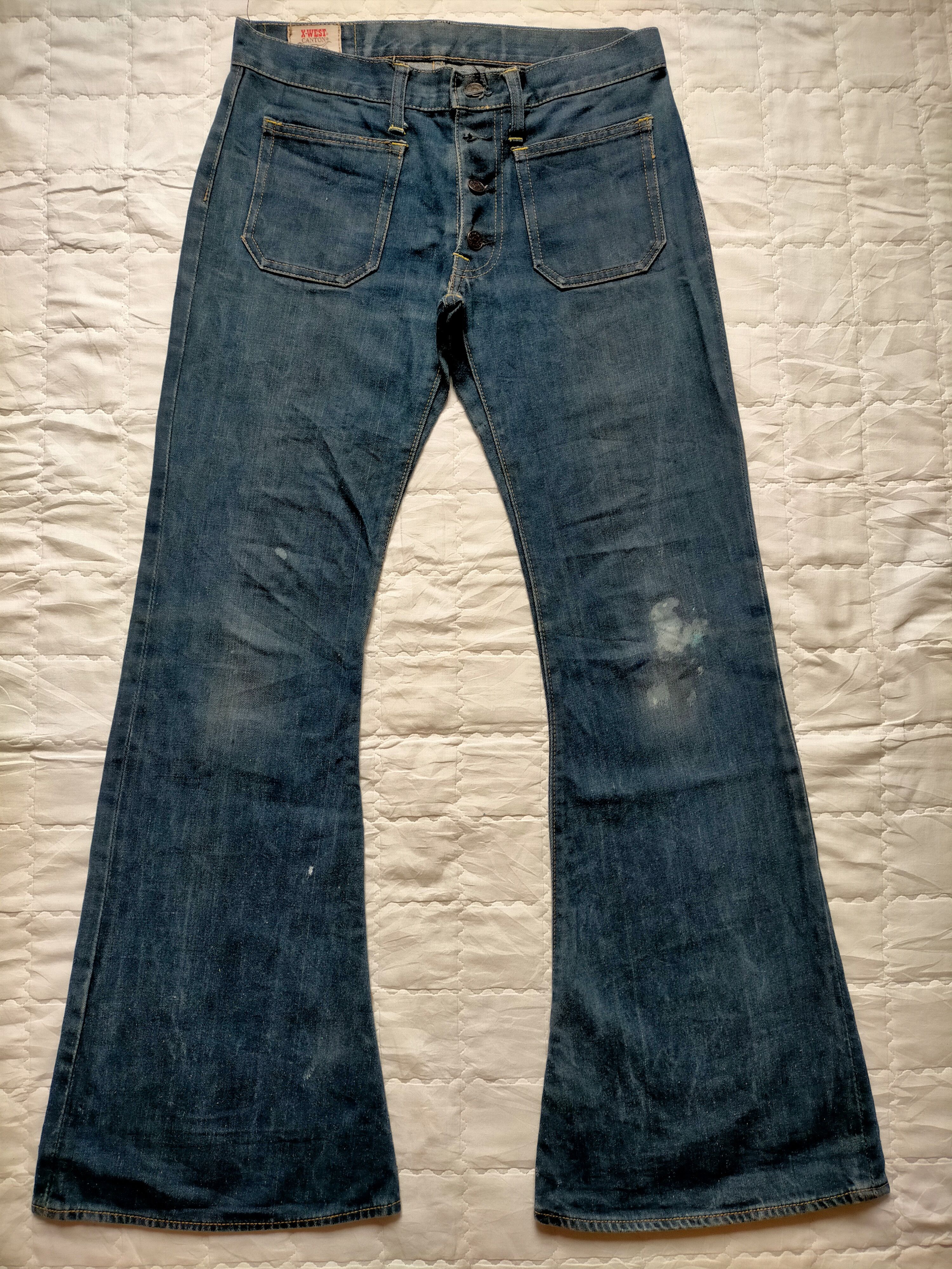 Le Grande Bleu (L.G.B.) Flare Jeans Canton X-West Bus bell bottom Denim Size US 30 / EU 46 - 1 Thumbnail