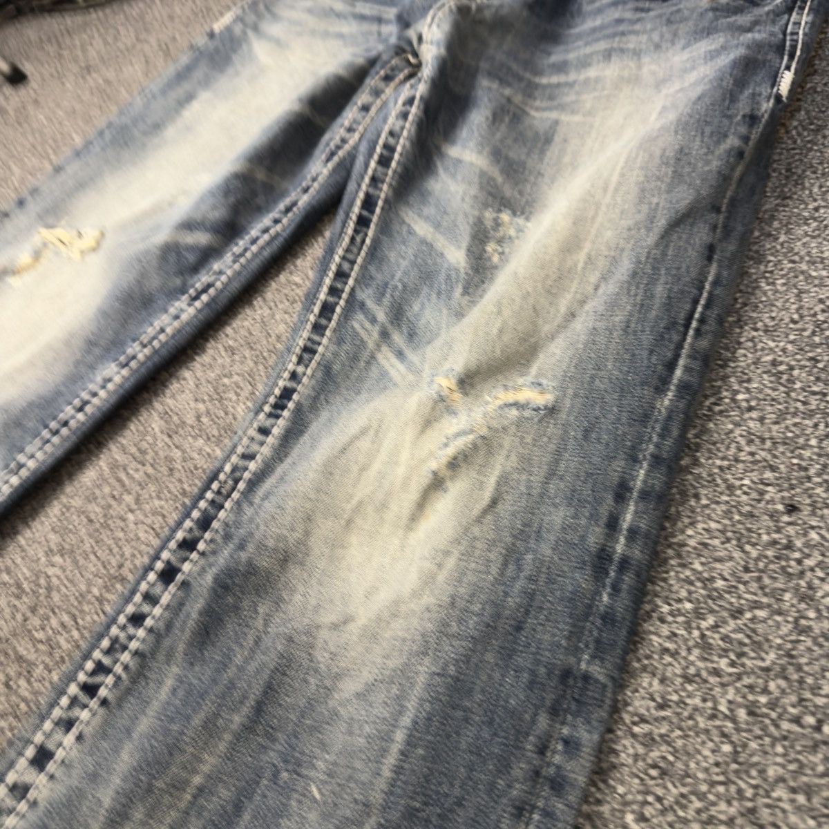 If Six Was Nine Y2K Distressed Boot Cut Joff Style Jeans Size US 35 - 6 Thumbnail