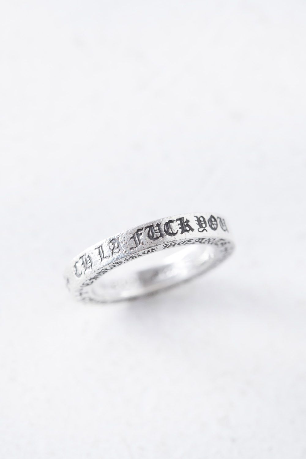 Chrome Hearts CH LA Fuck You 3mm ring US 6 Size ONE SIZE - 1 Thumbnail