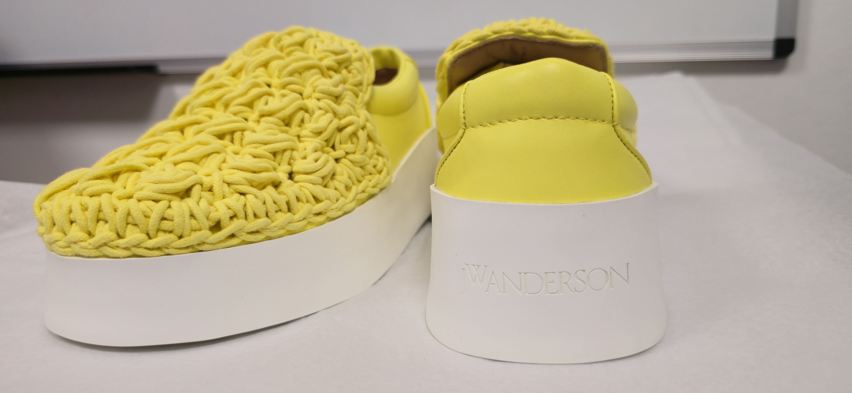 JW Anderson Popcorn Yellow Slip On Sneakers RRP $495 Size US 6 / IT 36 - 7 Thumbnail
