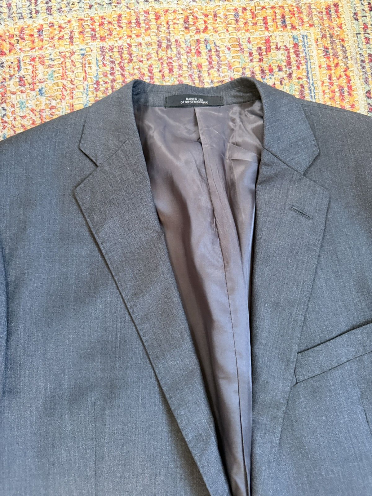 Ermenegildo Zegna Ermenegildo Zegna Grey Suit Size 42R - 3 Thumbnail