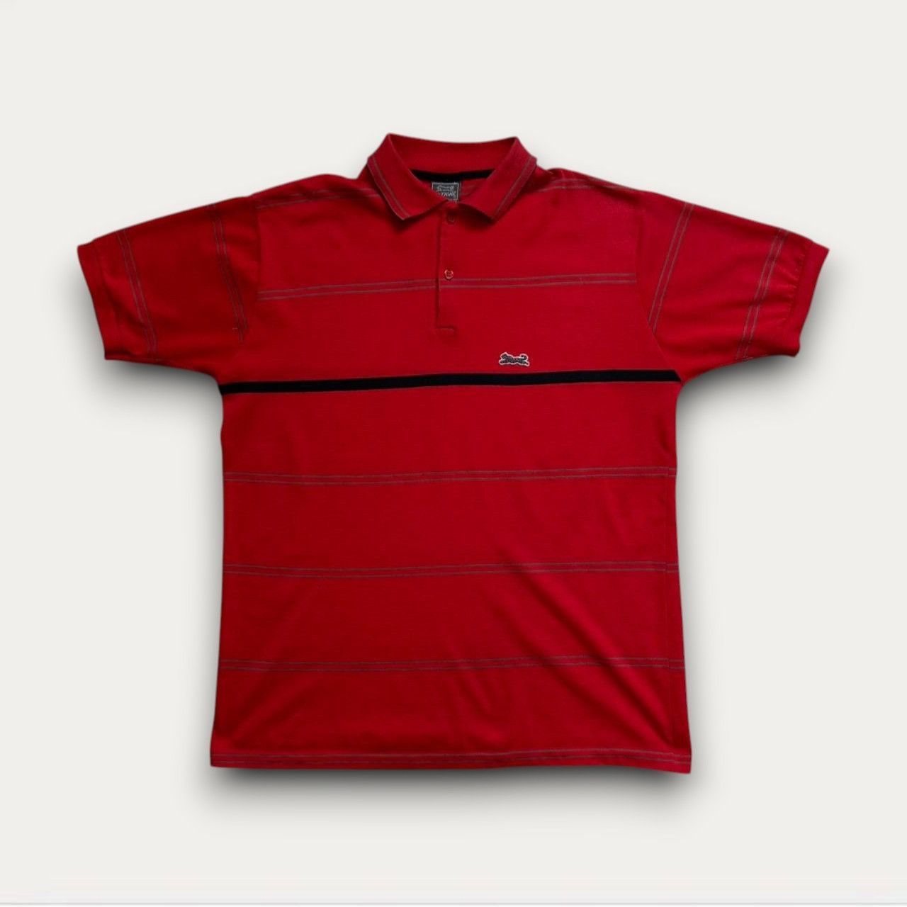 Le TIGRE Vintage Le Tigre Striped Polo Size US L / EU 52-54 / 3 - 1 Thumbnail