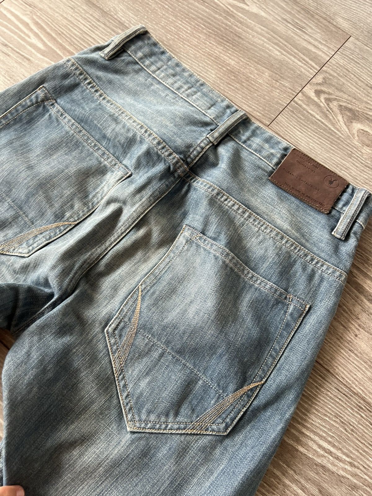 Allsaints Archival Allsaints Japan Denim Spitalfields Knees Jeans Size US 28 / EU 44 - 15 Thumbnail
