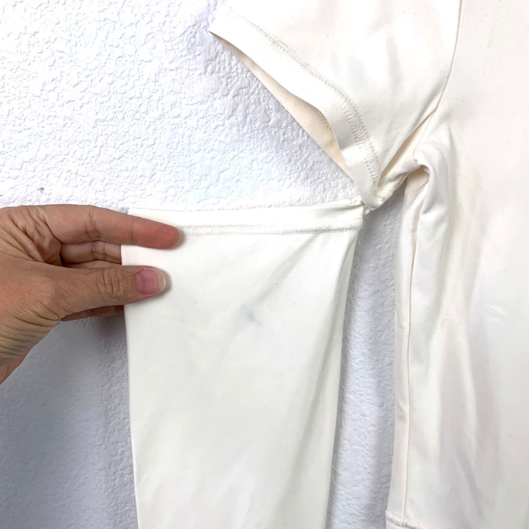 Vintage Fanka White Yoga Workout Shirt Top M Size Medium Short Sleeve Round Neck Pullover T-Shirt Womens Casual Breathable Lightweight All Seasons Size M / US 6-8 / IT 42-44 - 2 Thumbnail