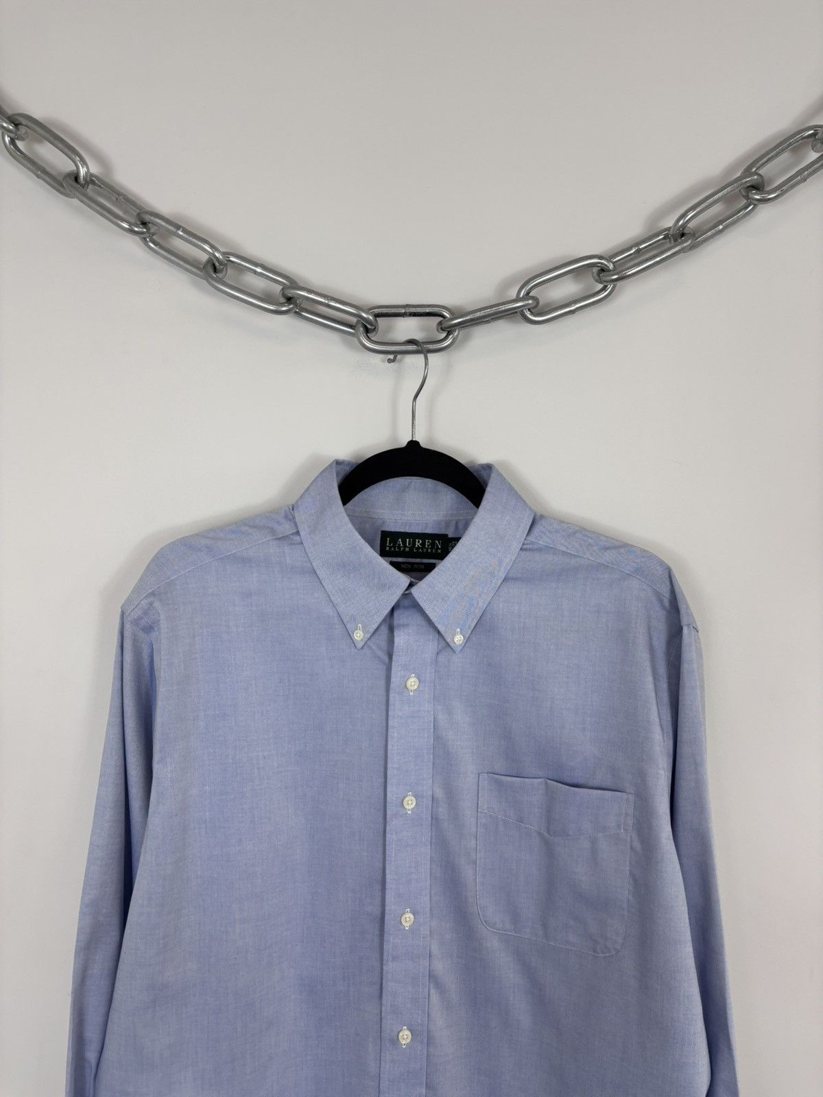 Lauren Ralph Lauren Lauren Ralph Lauren Men’s Blue Long Sleeve Shirt Button Down Size US XL / EU 56 / 4 - 2 Thumbnail