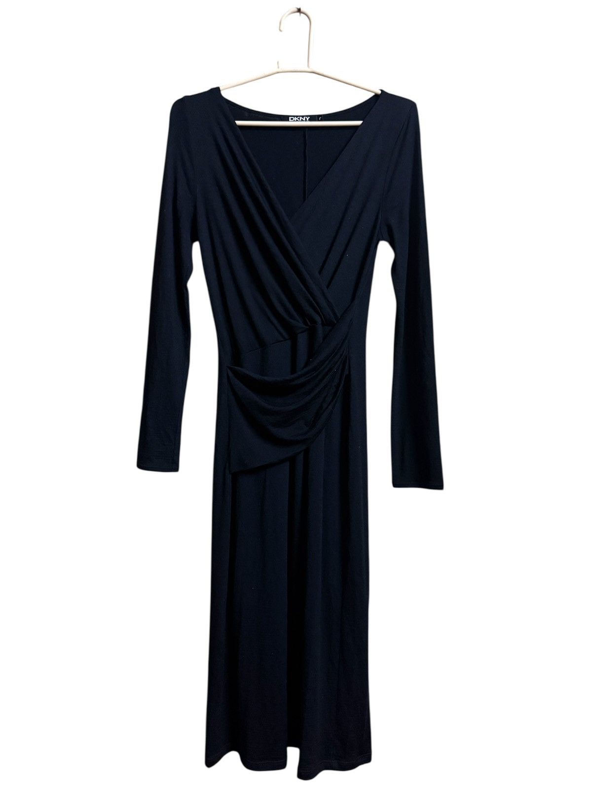 DKNY DKNY Long Sleeve Maxi Dress Black Colour Size M / US 6-8 / IT 42-44 - 2 Thumbnail