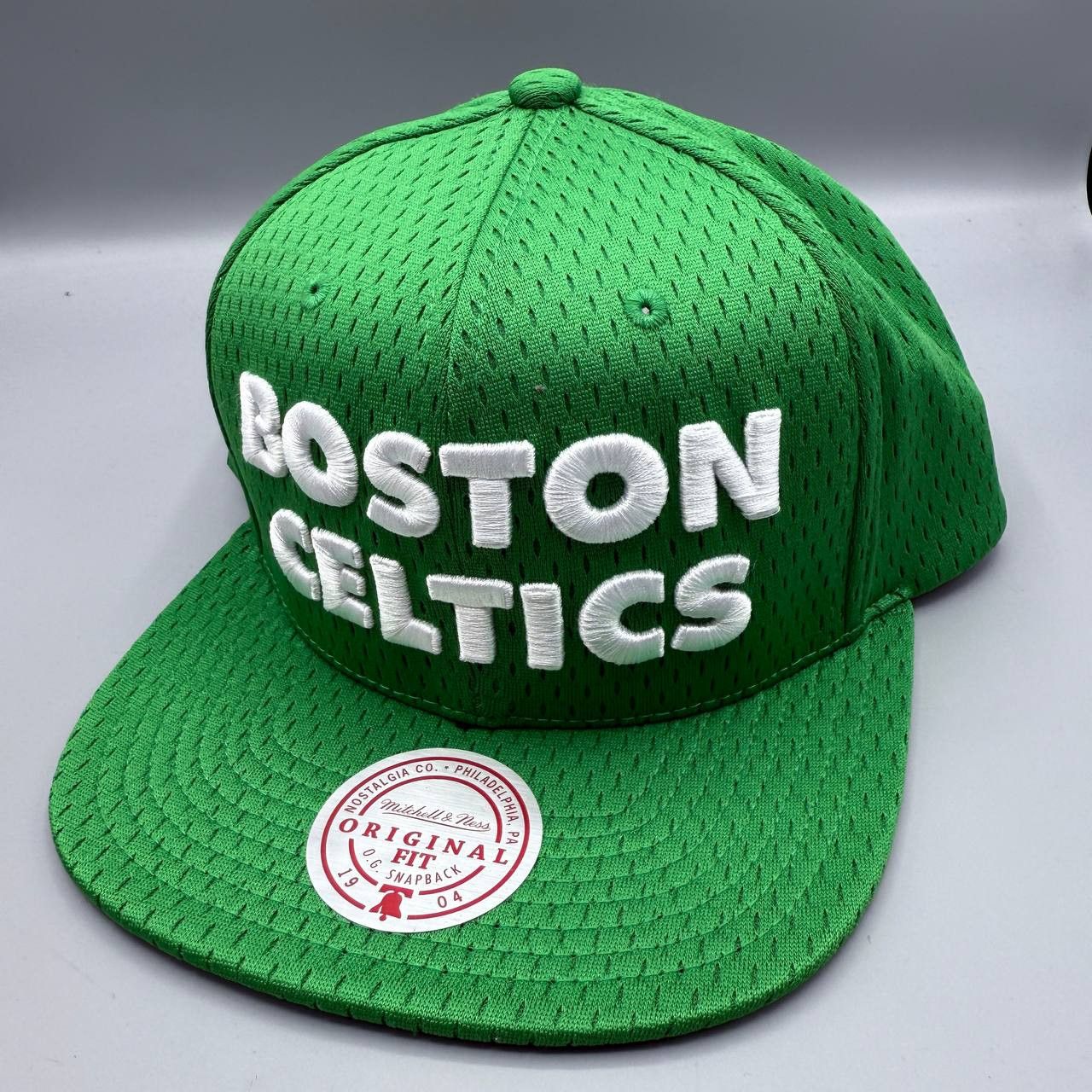 Mitchell & Ness Boston Celtics Hat Men Mesh NBA Snap Back Cap New Size ONE SIZE - 3 Thumbnail