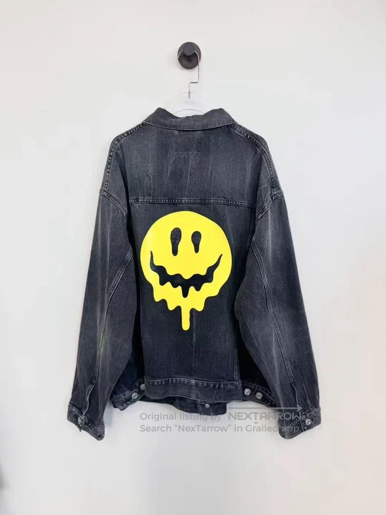Other Balenciaga Denim coat jacket with smiling face dissolved b Size US S / EU 44-46 / 1 - 2 Thumbnail