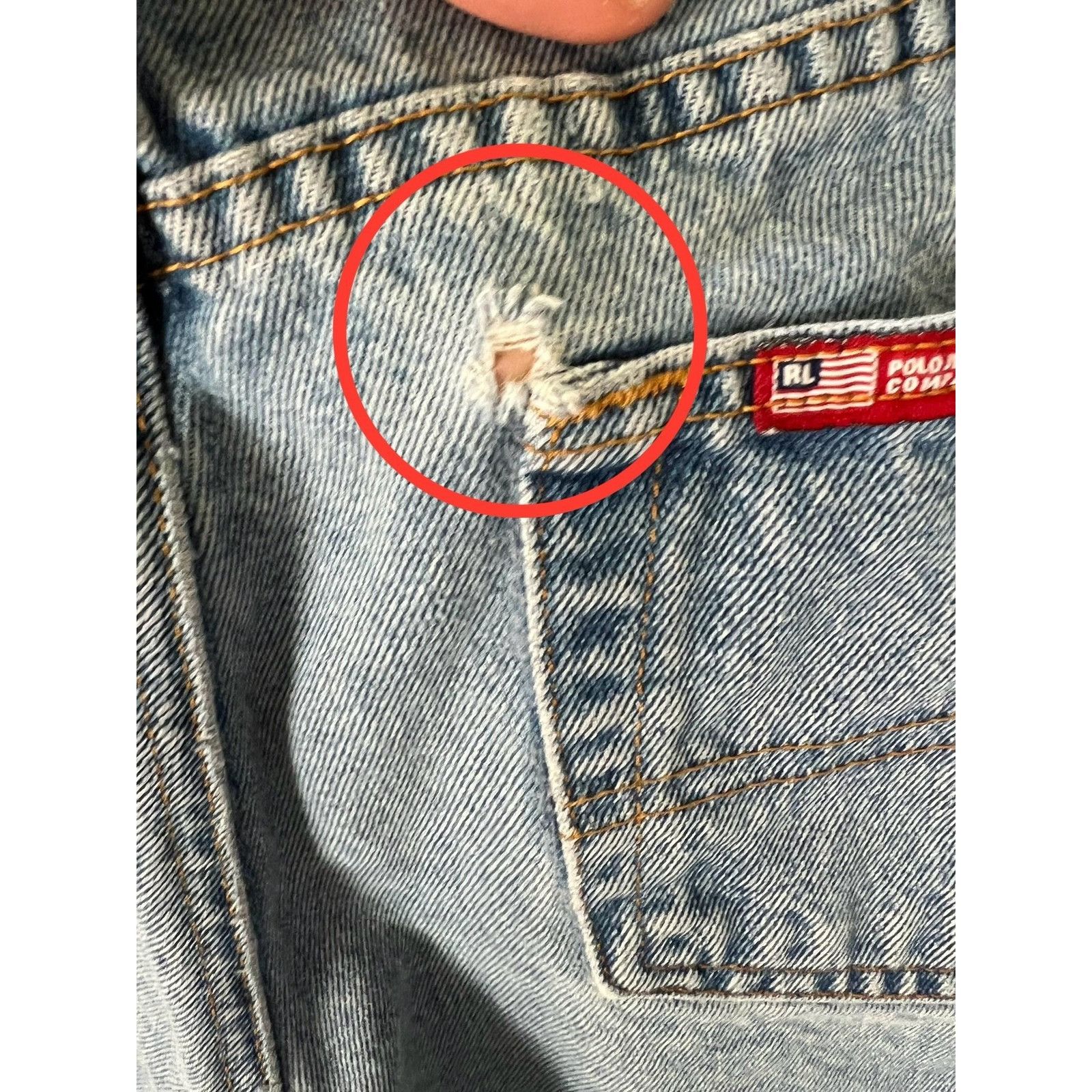 Polo Ralph Lauren Vintage Polo Jeans Ralph Lauren Shorts Women's 12 Blue Denim Size 30" / US 8 / IT 44 - 8 Thumbnail