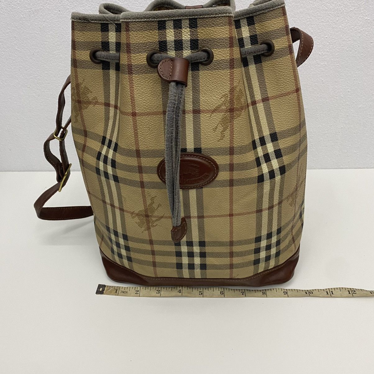 Burberry ‼️LASTDROP‼️BURBERRY NOVA CHECK BUCKET DRAWSTRING SHOULDER BAG Size ONE SIZE - 13 Thumbnail