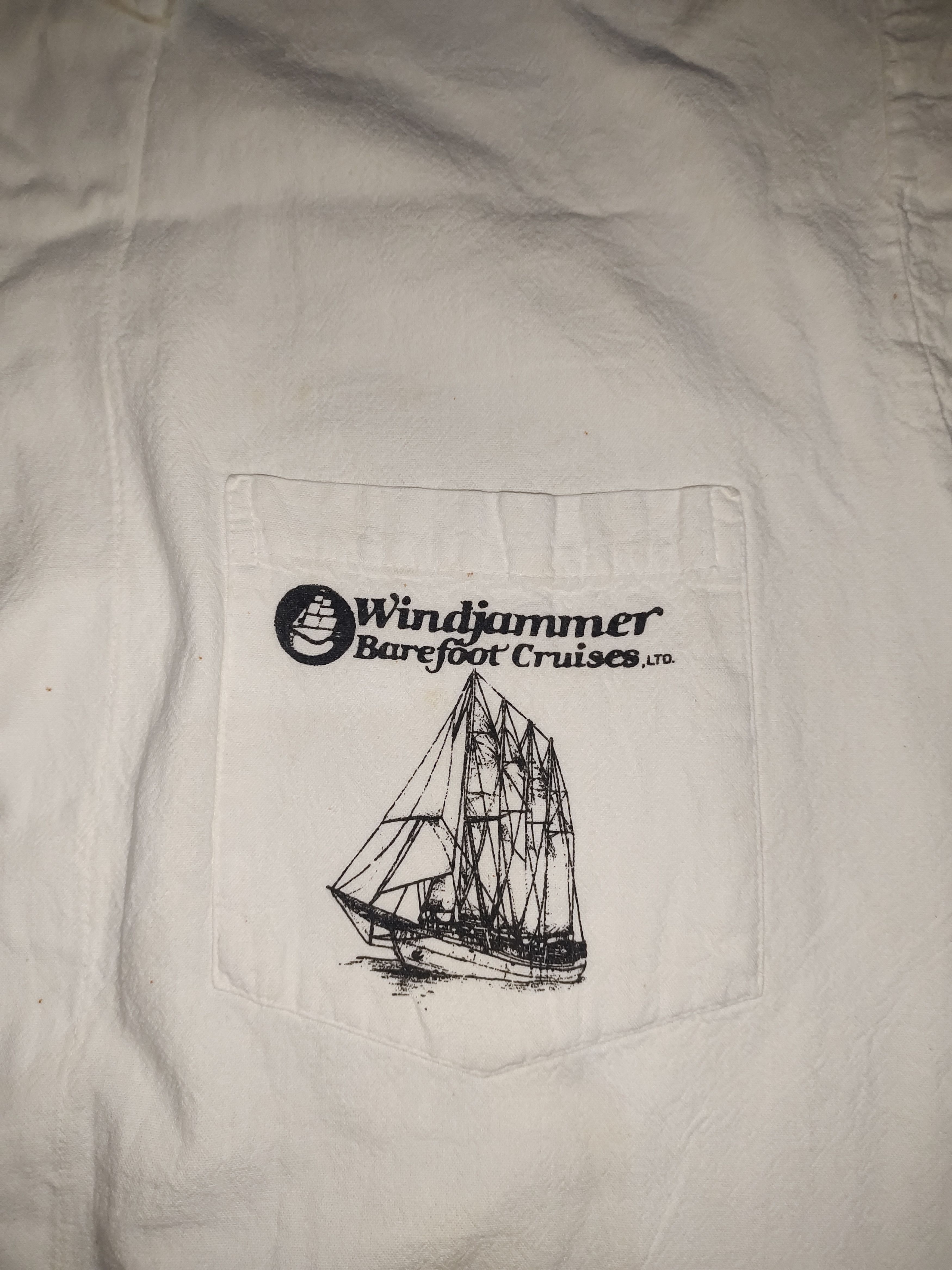 Vintage Vintage 1980 Windjammer Barefoot Cruise Button Up Shirt Size US L / EU 52-54 / 3 - 5 Thumbnail