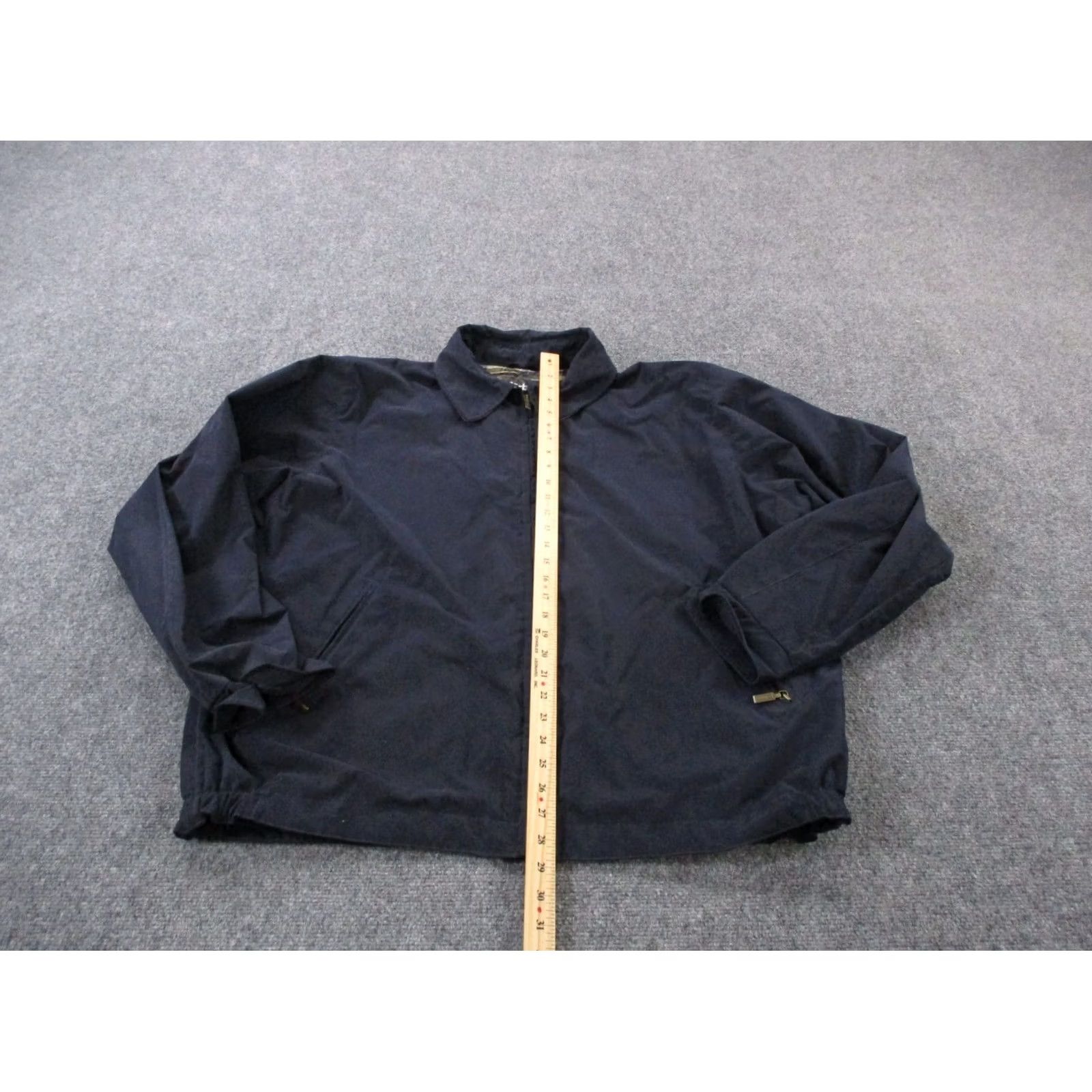 Barbour Barbour Jacket Mens XL Navy Balcomie Coat Windbreaker Lined Pockets Zipper Full Zip Weathergear Casual Fall Winter Barbour Size US XL / EU 56 / 4 - 3 Thumbnail