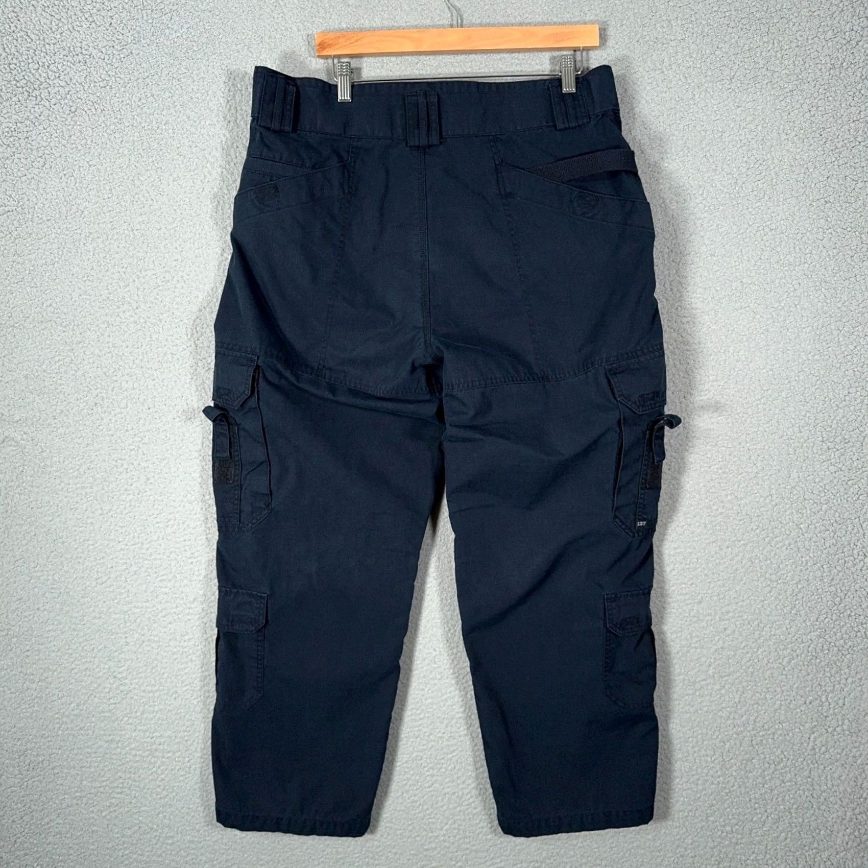 Vintage 5.11 Tactical Cargo Pants Mens 38x29 Navy TacLite EMS Ripstop Workwear Pants Size US 38 / EU 54 - 2 Thumbnail