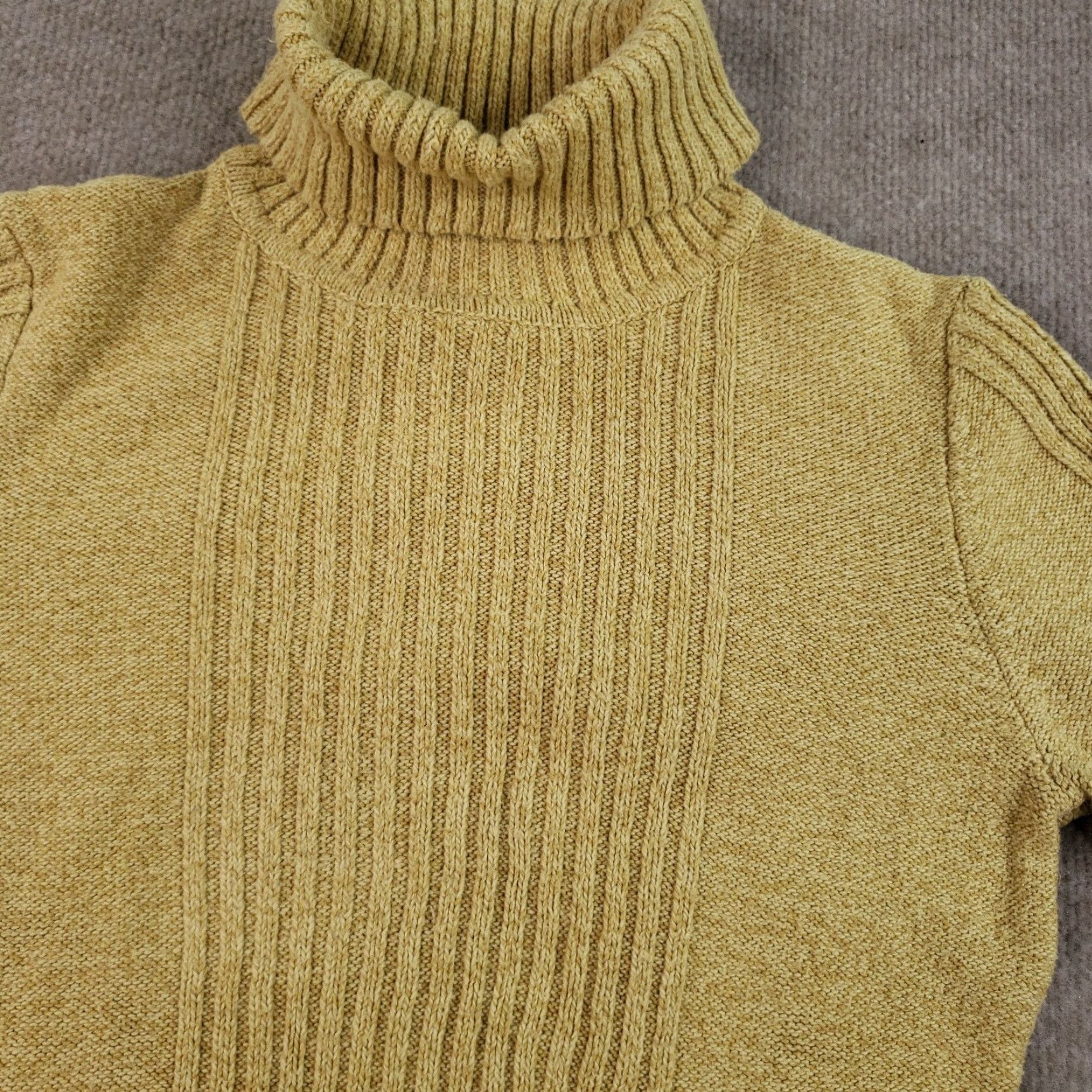 Vintage Sundance Sweater Womens Medium Yellow Gold Pullover Turtleneck Knit Casual Size M / US 6-8 / IT 42-44 - 7 Thumbnail
