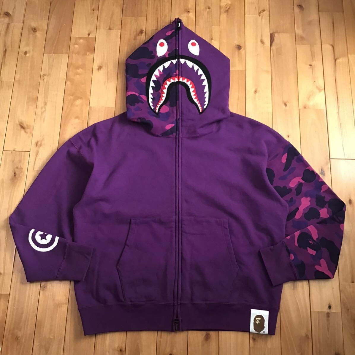 Bape shark hoodie lila best sale