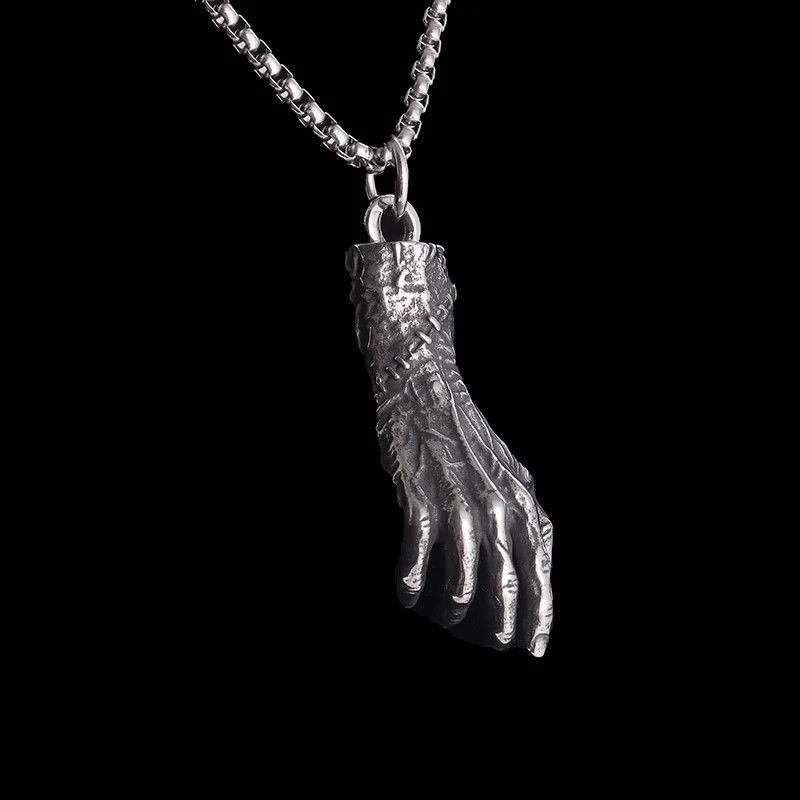 Jewelry Gothic Devil Hand Necklace Demon Size ONE SIZE - 5 Thumbnail