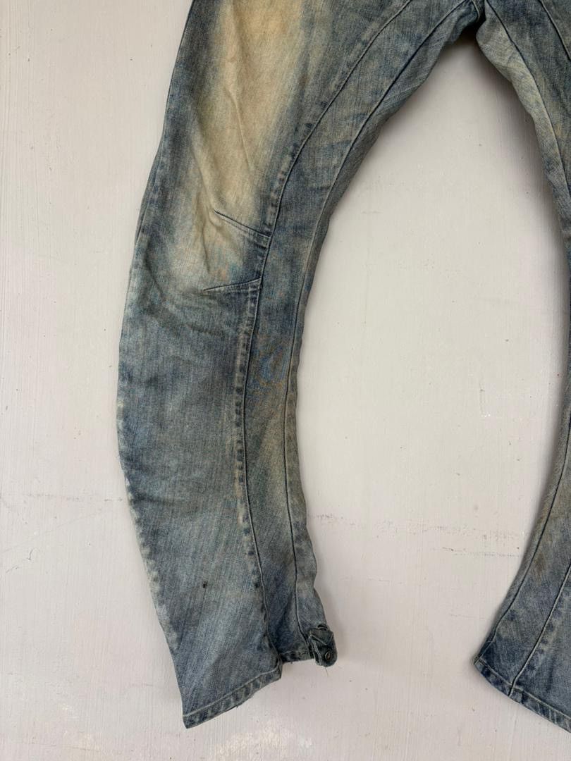 PPFM VTG PPFM Denim Pant Curve Design Rare Design Size US 34 / EU 50 - 5 Thumbnail