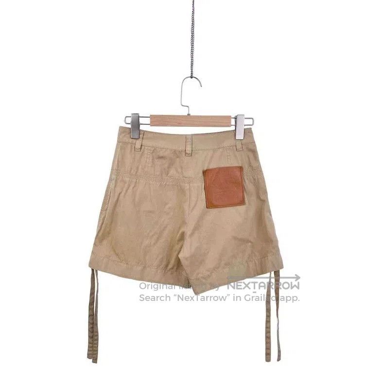 Loewe Loewe Brown Cotton Logo Shorts 34. Size US 34 / EU 50 - 2 Thumbnail