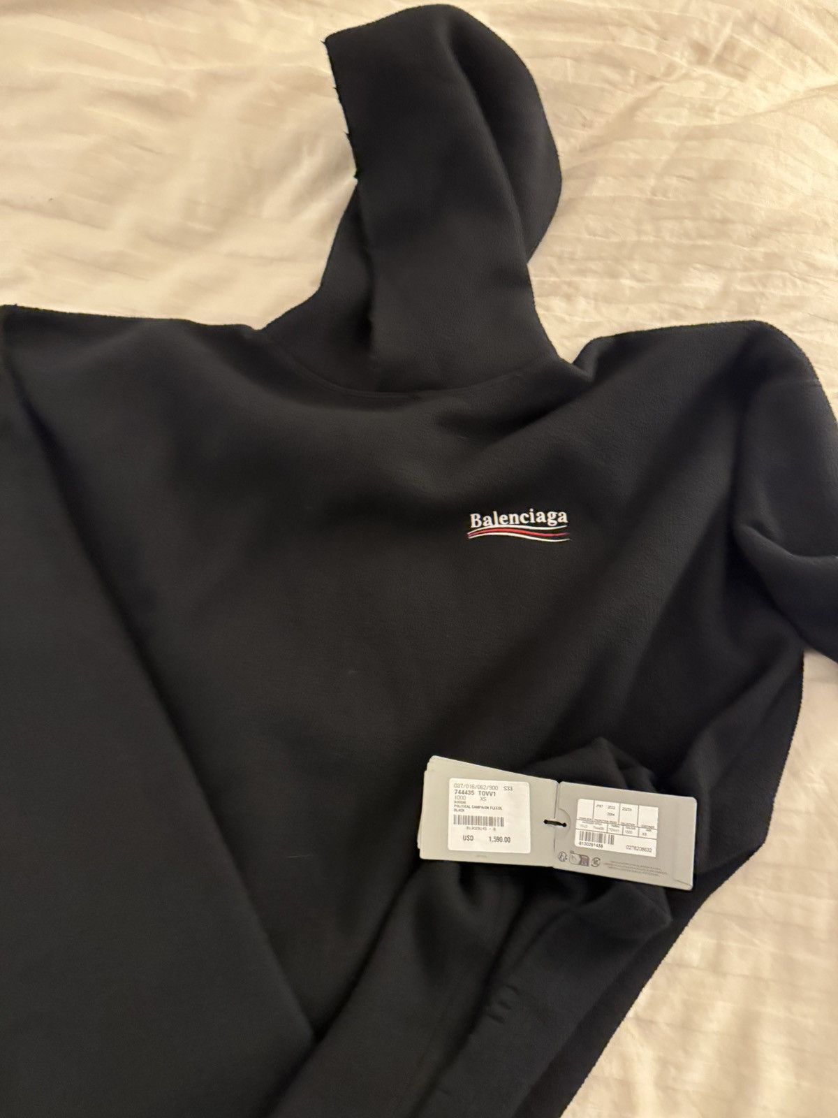 Balenciaga Balenciaga Politcal Campaign fleece hoodie Size US XS / EU 42 / 0 - 3 Thumbnail