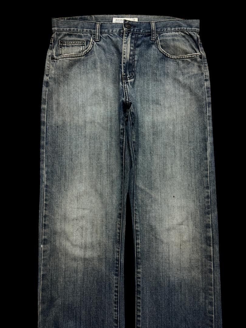 Japanese Brand THRASHED Japanese Straight Leg Rusty Mudwash Distressed Size US 32 / EU 48 - 3 Thumbnail