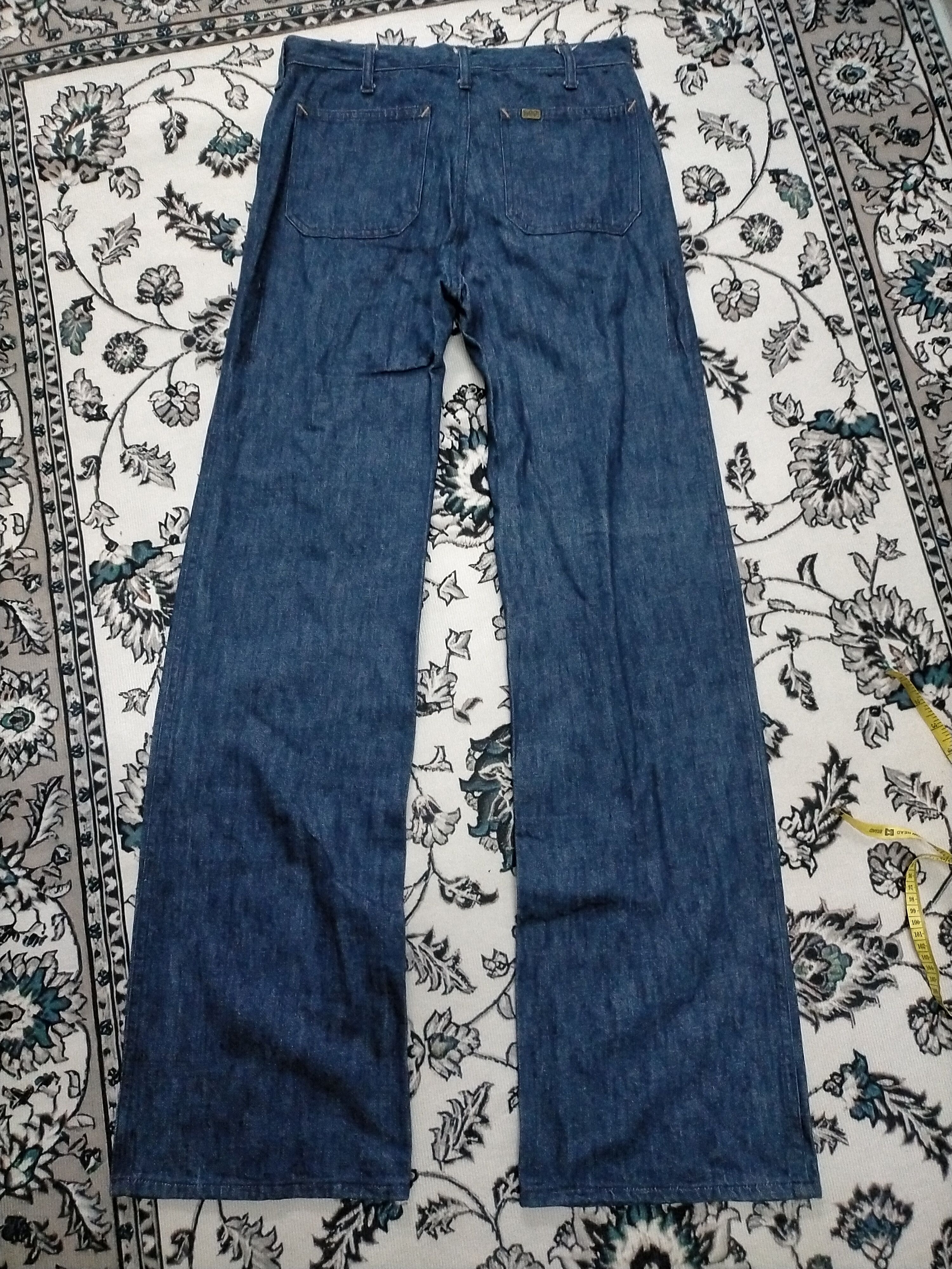 Lee × Vintage Vintage Lee 70s Flare Jeans Like New Size US 29 - 4 Thumbnail