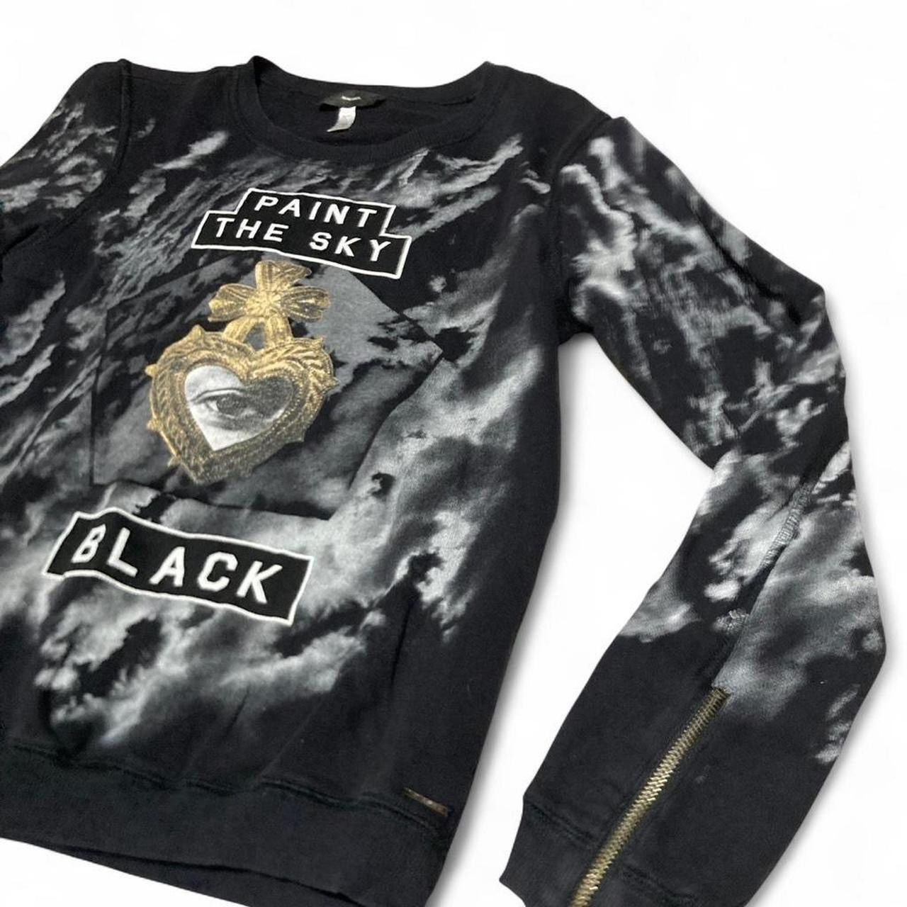 Diesel Diesel Paint the Sky Black 👁️ sweatshirt Size S / US 4 / IT 40 - 4 Thumbnail