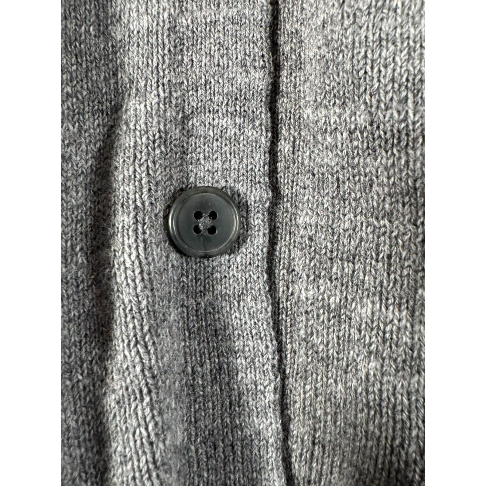 Vintage St Johns Bay Cardigan Mens L Grandpa Sweater Pockets Shawl Collar Classic Gray 100% Cotton Knit Pocketed Regular Mens Size US L / EU 52-54 / 3 - 4 Thumbnail