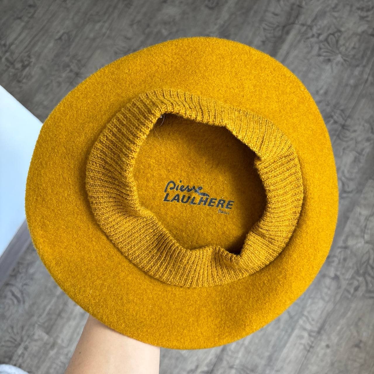 Other Pierre Laulhere PARIS Wool Beret Mustang Yellow Unisex Hat Size ONE SIZE - 3 Thumbnail