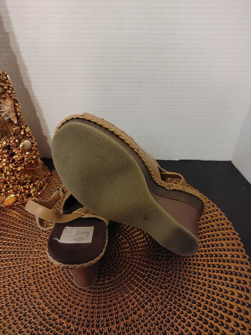 Other Frida Wedge Leather Sandals Size 8.5 Size US 8.5 / IT 38.5 - 6 Thumbnail