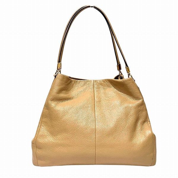 Coach Coach Madison Phoebe Leather Tote Leather Tote Bag F34495 Duty Free For Usa in Brown, Women's
