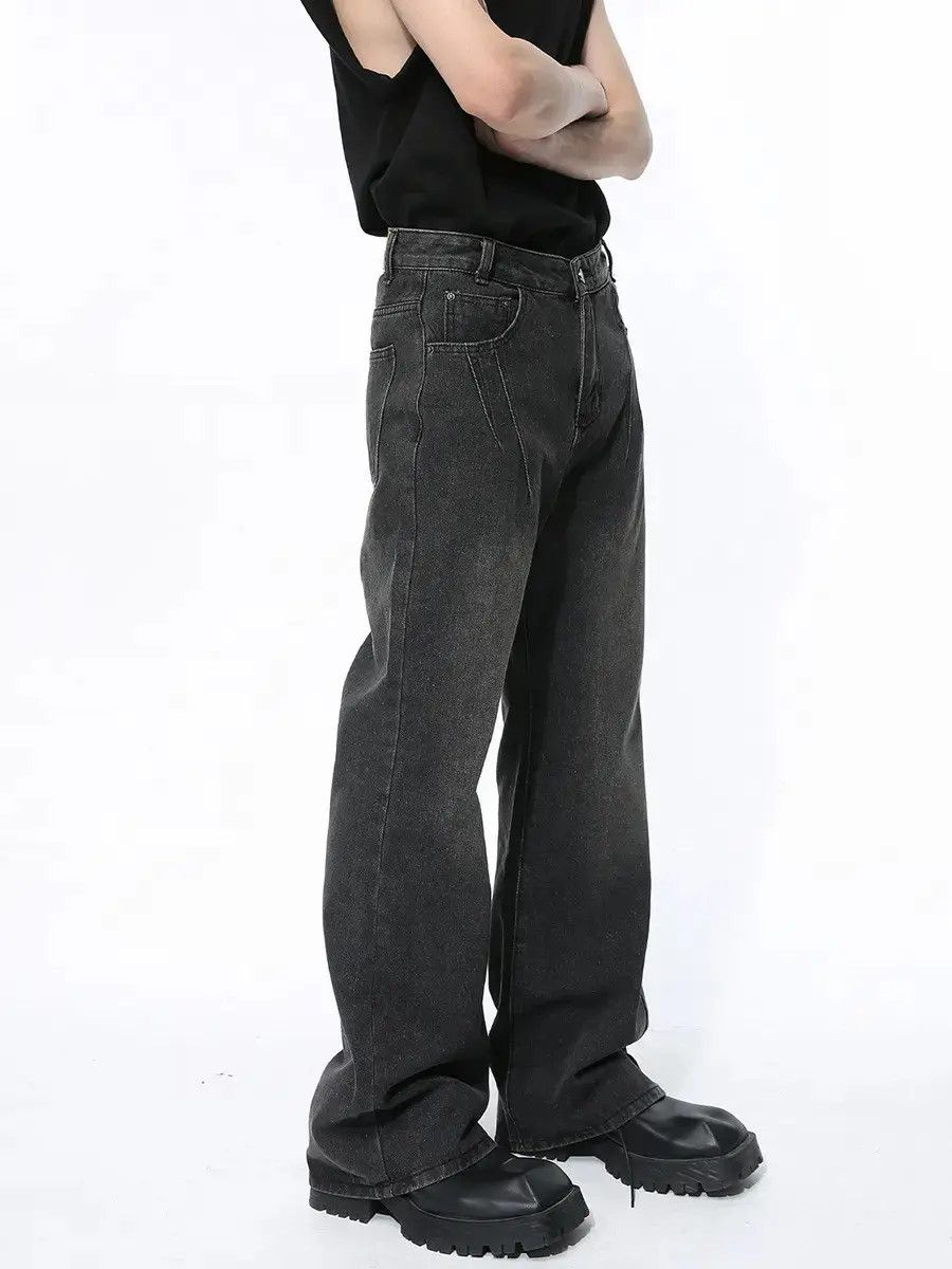 Japanese Brand Retro loose high street micro flared jeans Size US 32 / EU 48 - 1 Thumbnail