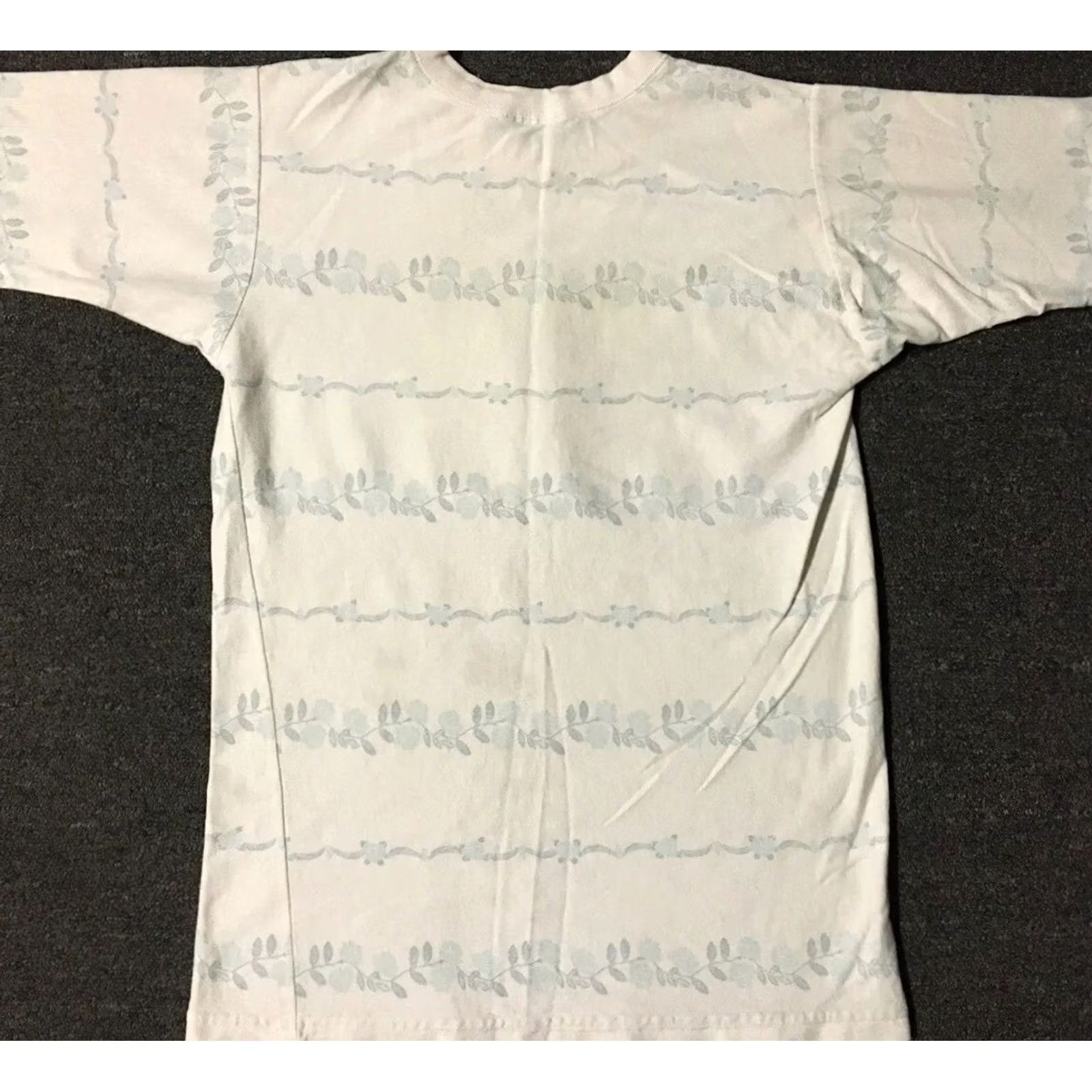 Bell VINTAGE Bella Flower All Over Print Shirt S USA Nature Beach Art Grunge Surf Skate 90s 80s Mens White Size US S / EU 44-46 / 1 - 2 Thumbnail