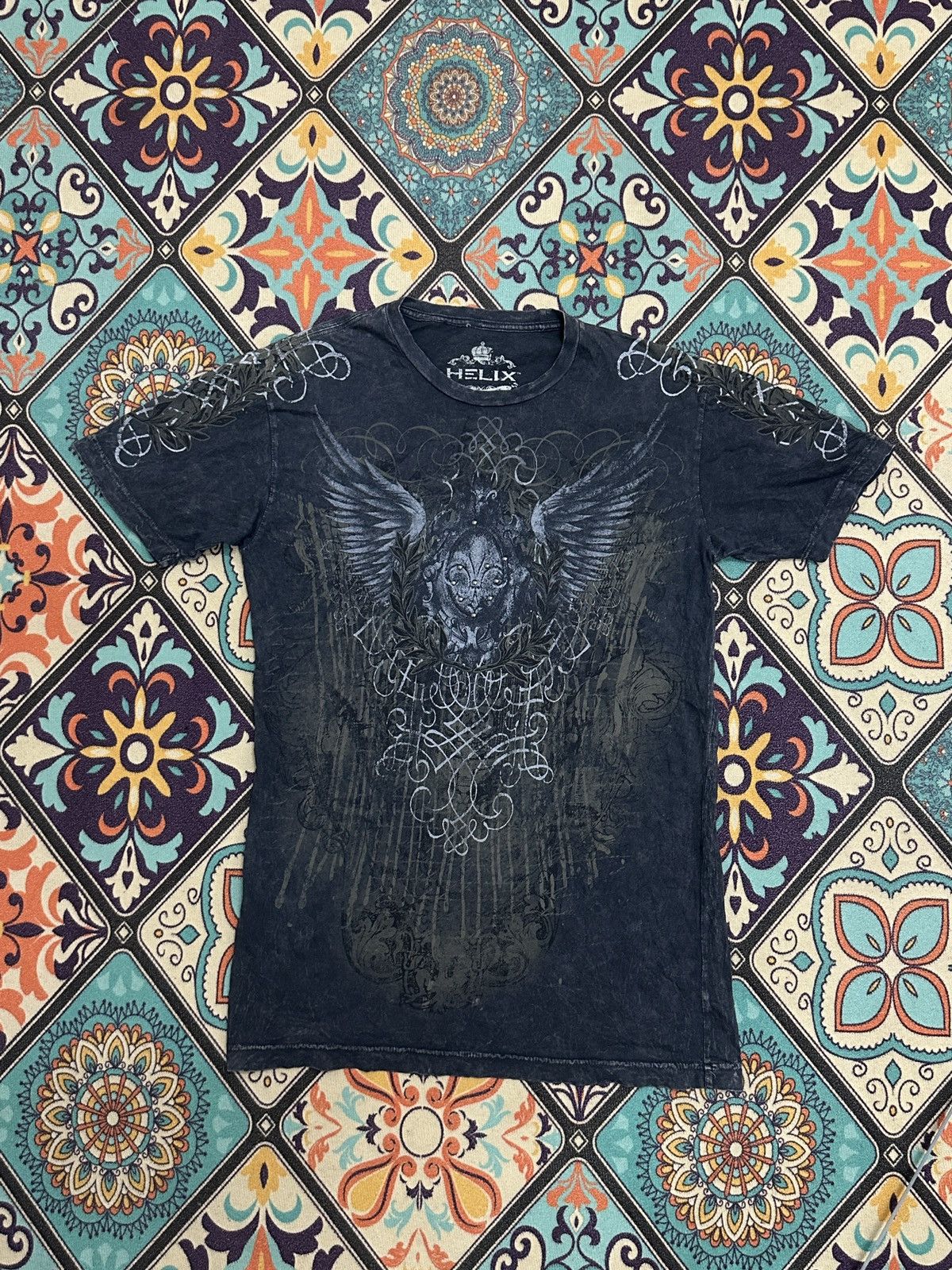 Helix Crazy Affliction Style Helix Tee Studded Size US M / EU 48-50 / 2 - 2 Thumbnail
