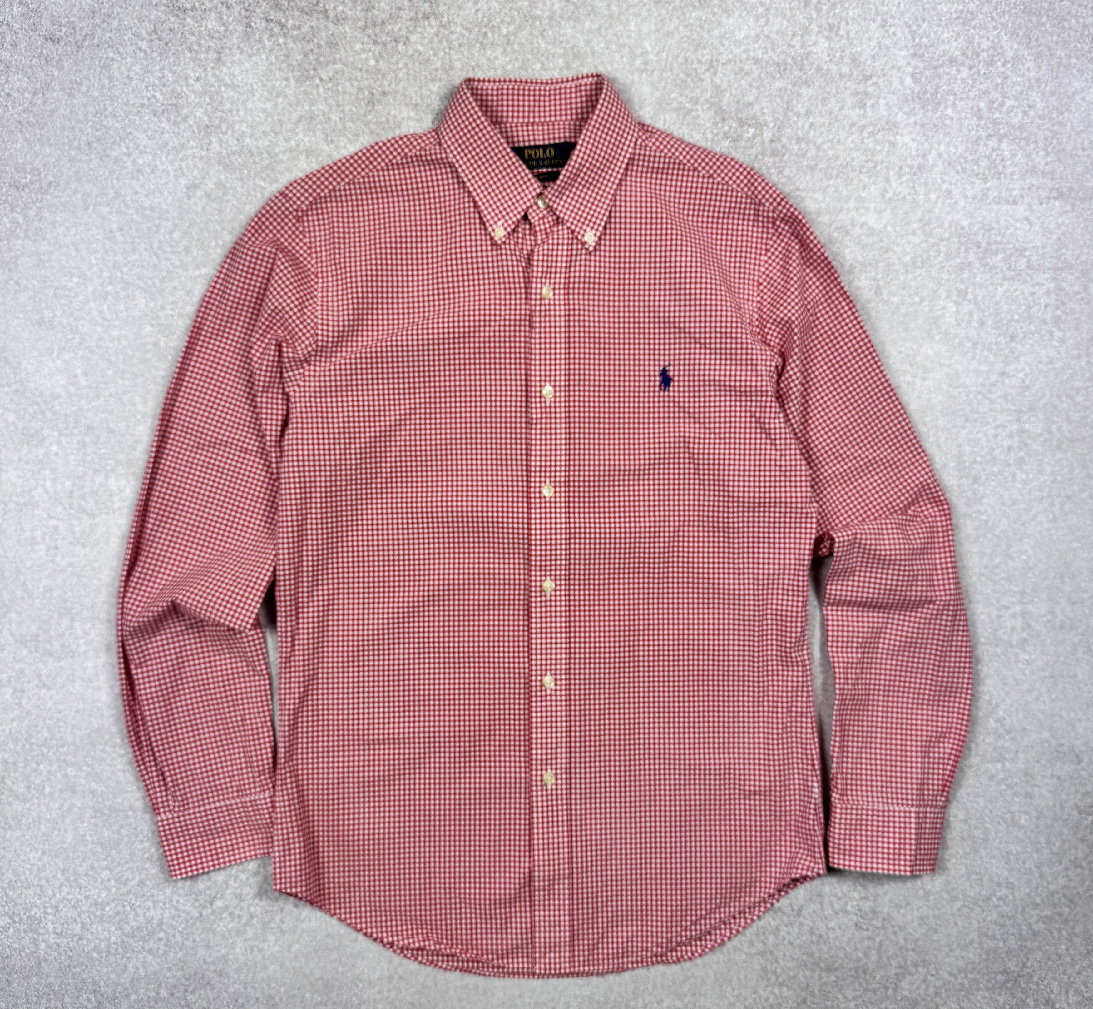 Polo Ralph Lauren Men`s Polo Ralph Lauren Slim Fit Cotton Shirt Size M Size US M / EU 48-50 / 2 - 1 Thumbnail