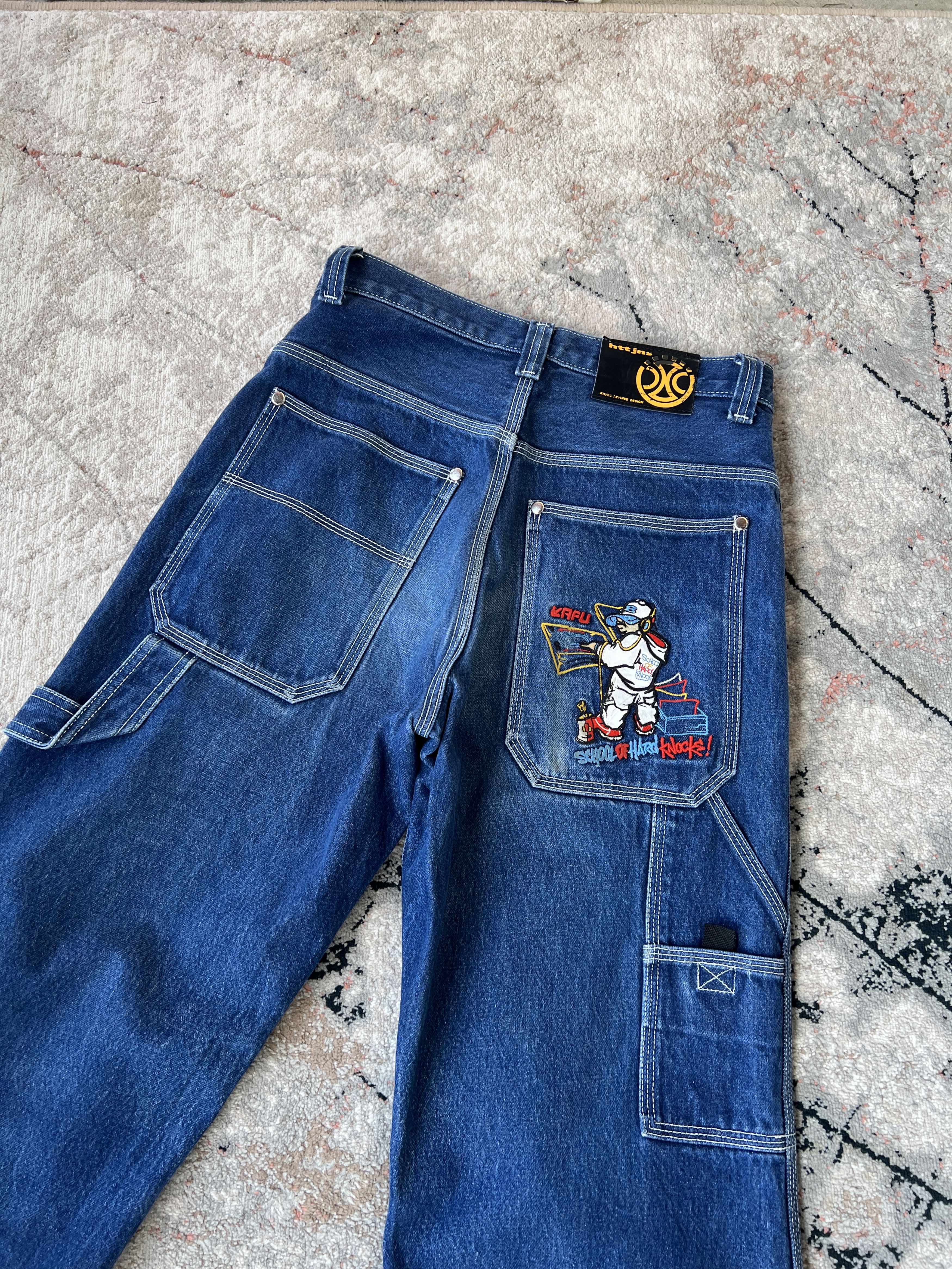 Vintage School Of Hard Knocks Vintage Jeans Size US 27 - 2 Thumbnail
