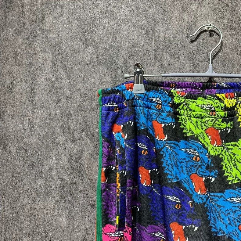 Gucci Gucci Size S Rainbow wolf-headed sweatpants 2501-Nextarrow Size US 30 / EU 46 - 8 Thumbnail